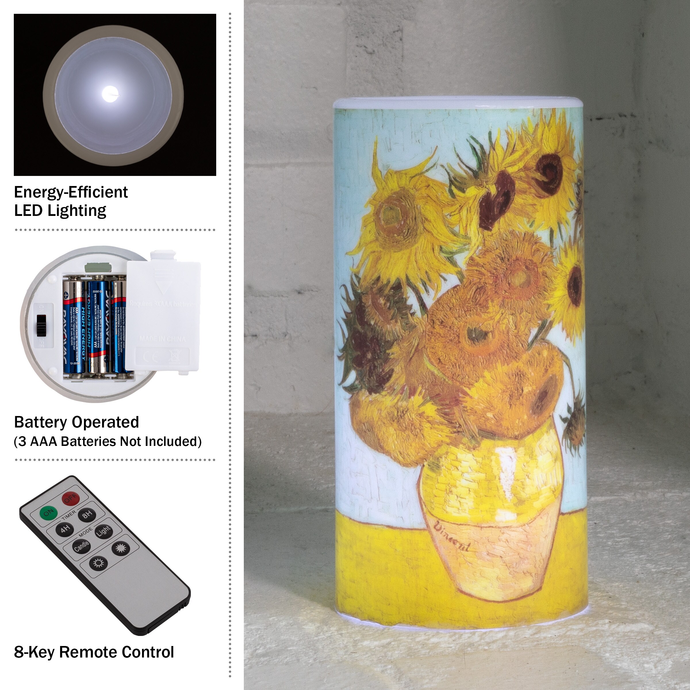 Lavish Home 80-FC3001 candles - View #3