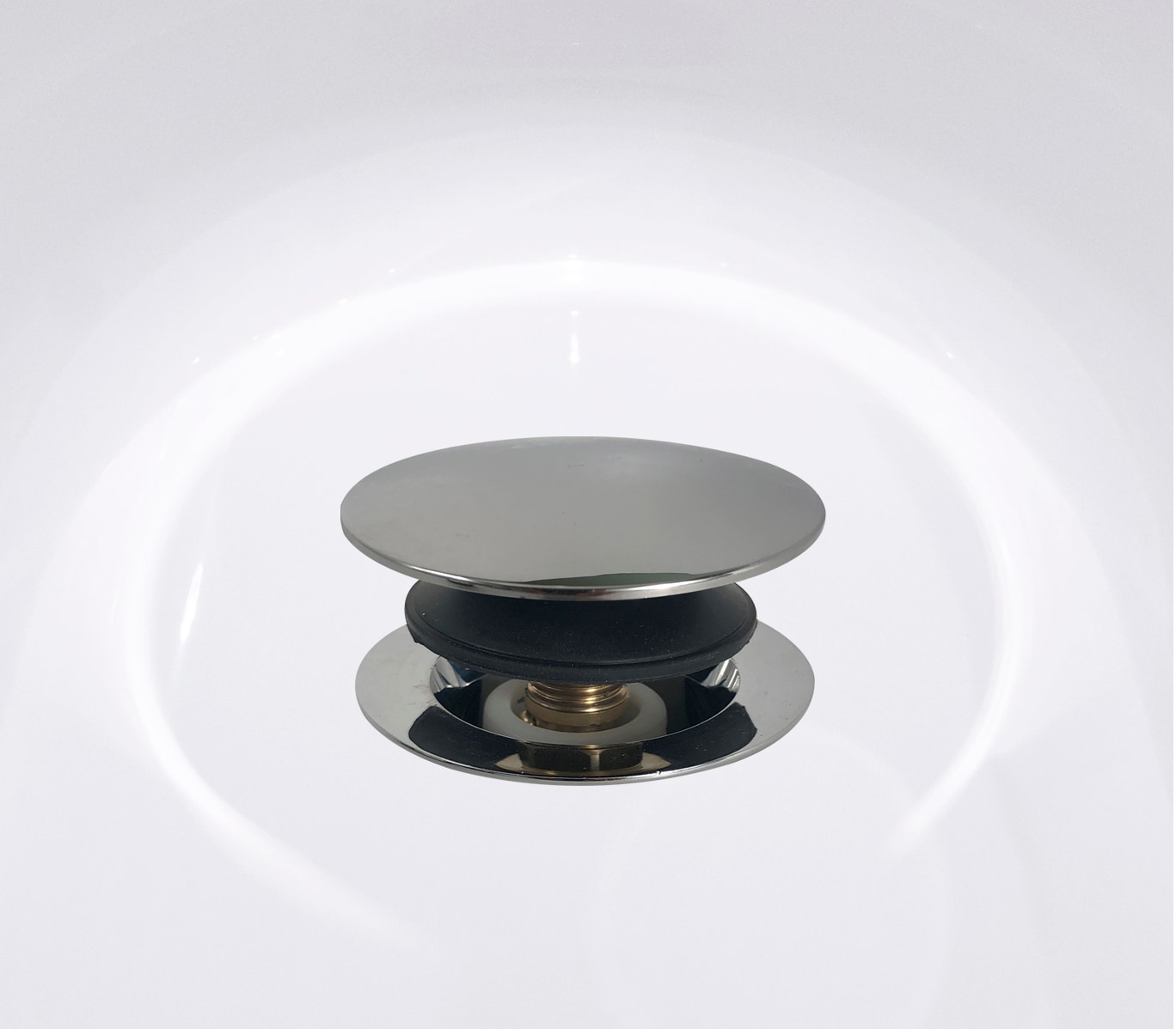 TubSTRAIN ToeTouch Bathtub Drain Stopper With Fittings and Haircatcher - Tub  And Shower Parts - by PF WaterWorks