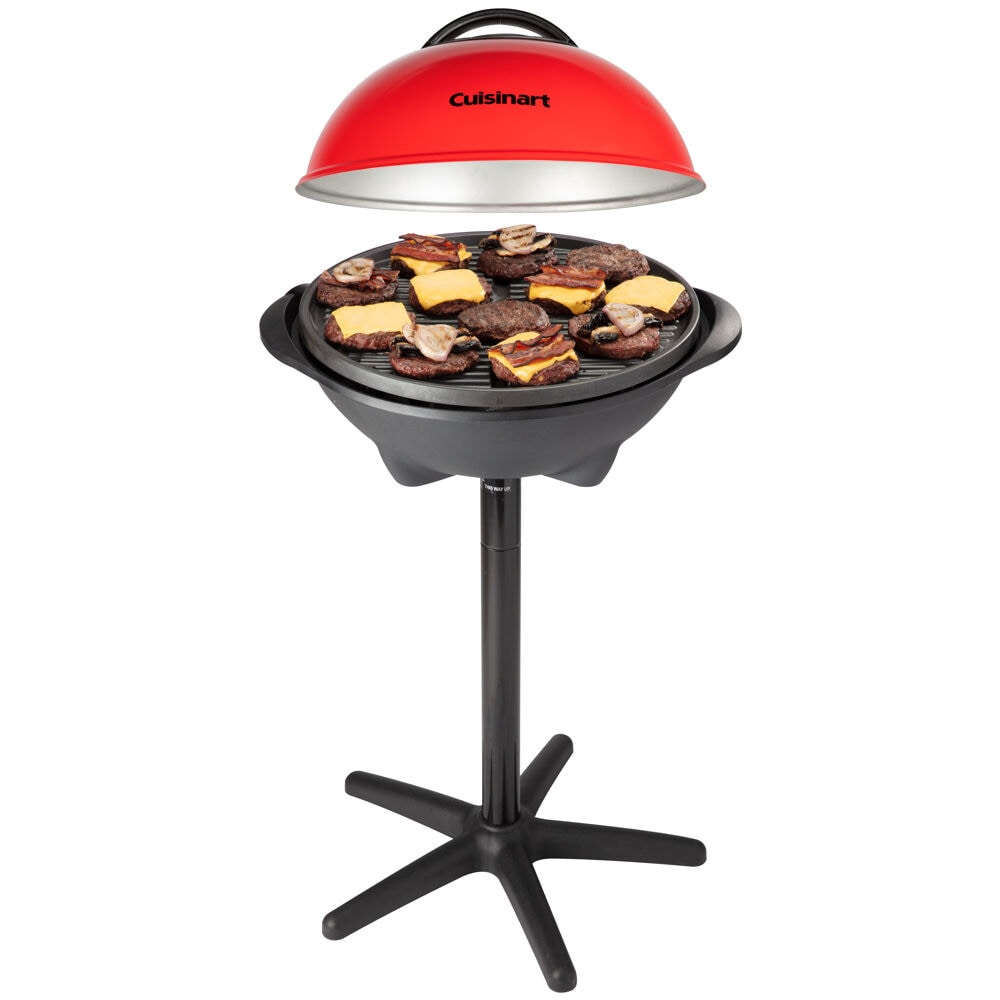 1600W Electric BBQ Grill with Removable Non-Stick Warming Rack