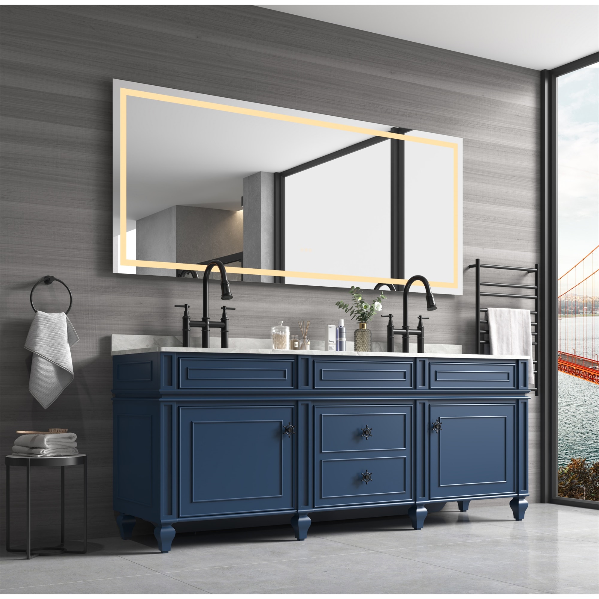 BABOOM BOM-5127904-OR Framed-Bath-Mirrors - View #3