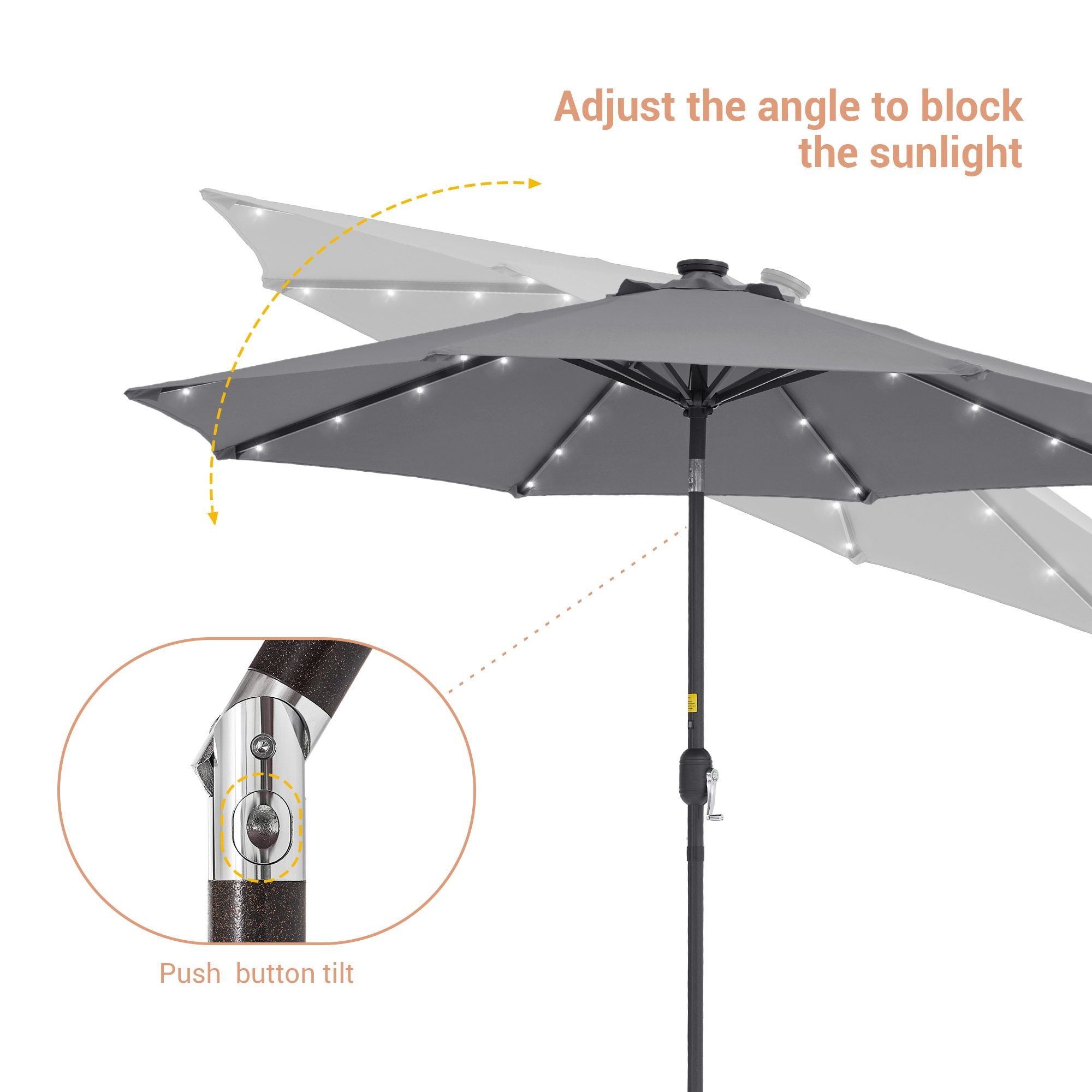 ACEGOSES LW-R-09A-LED Umbrellas-2 - View #5