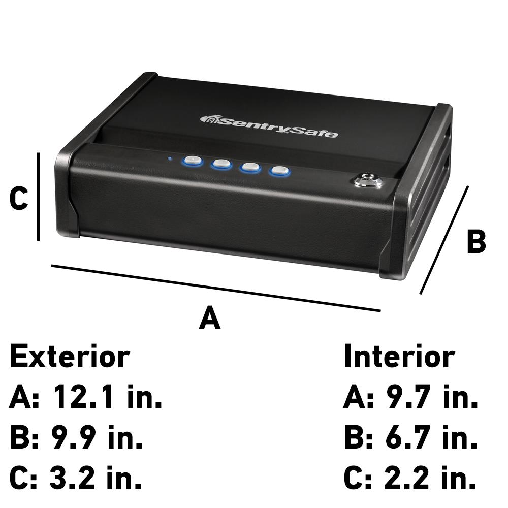 Sentrysafe Quick Access 1 Gun Electronickeypad Gun Safe At 4855