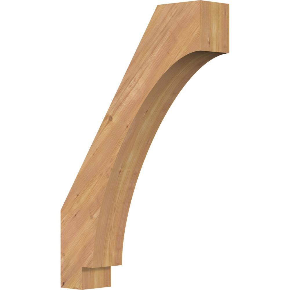 Ekena Millwork BRC06X24X36IMP00SWR 5-1/2-in x 24-in x 36-in Western Red Cedar Unfinished Wood Imperial Smooth Knee Brace