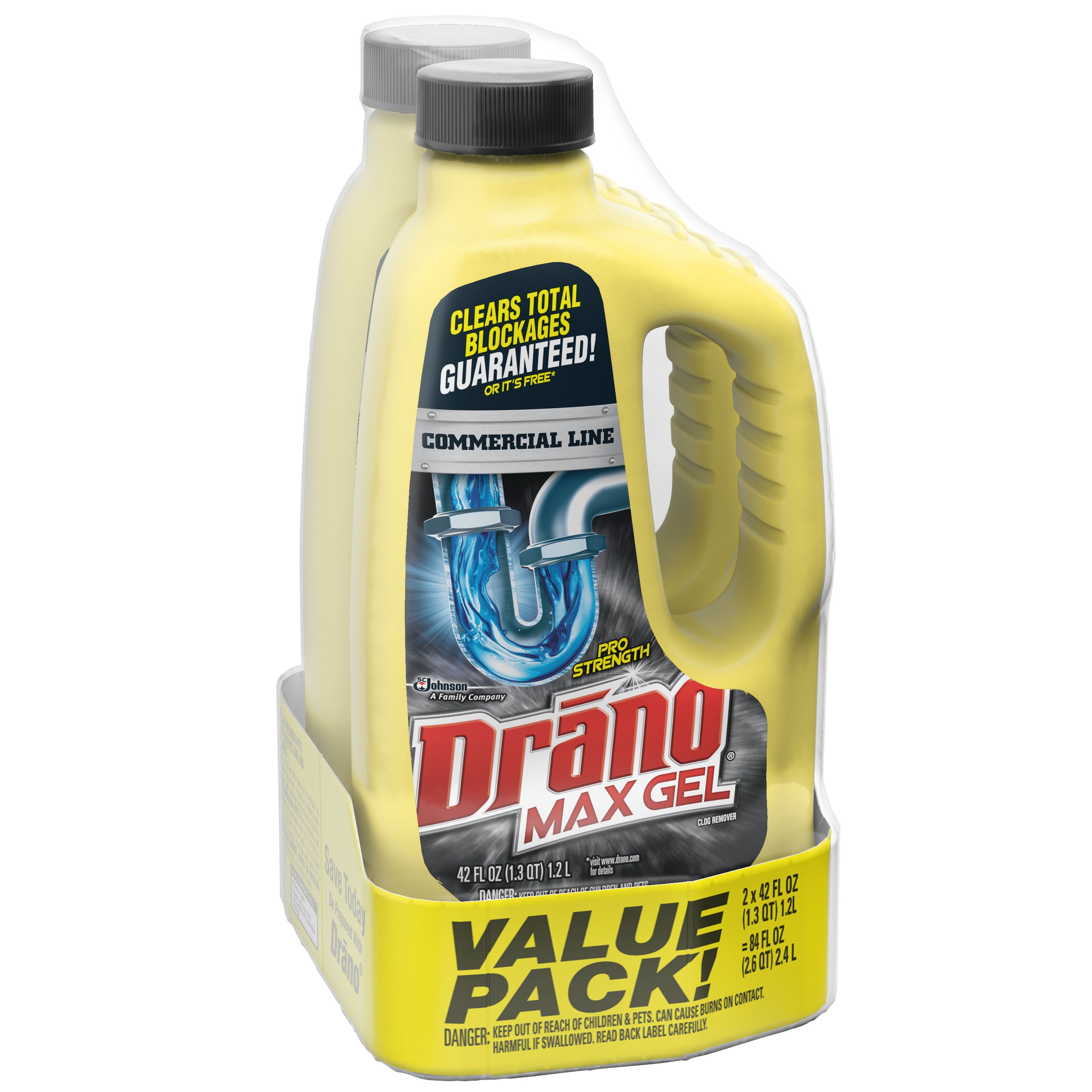 Drano® Pro Strength Max Gel Clog Remover Drain Cleaner, 32 fl oz - Pay Less  Super Markets