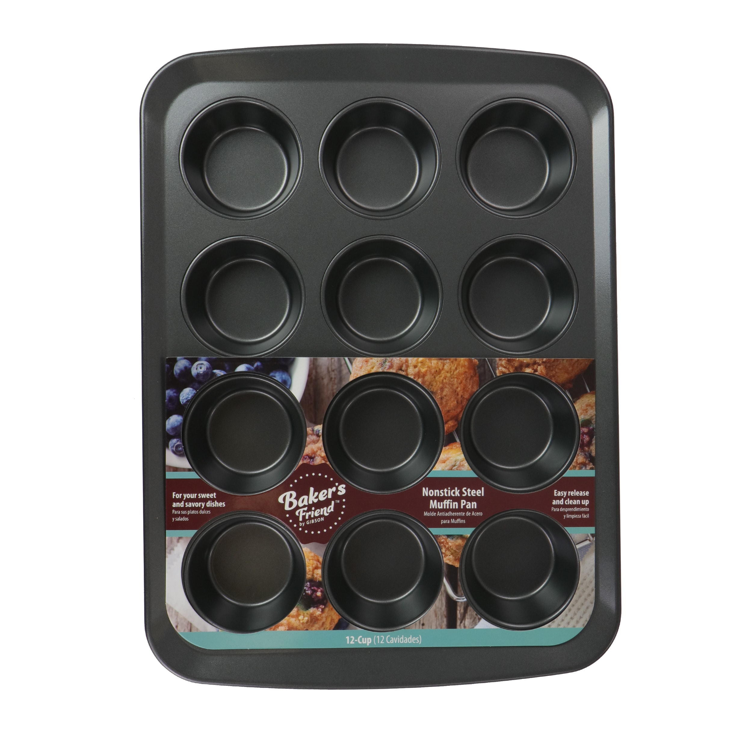 Martha Stewart Everyday Nonstick 6 or 12-Cup Muffin Pan
