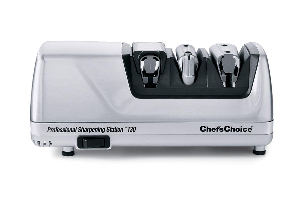 Chef'sChoice Edgecraft Model E120 Professional Electric Knife Sharpener,  3-stage 20-degree Trizor, In Gray (she120gy11) in the Sharpeners department  at