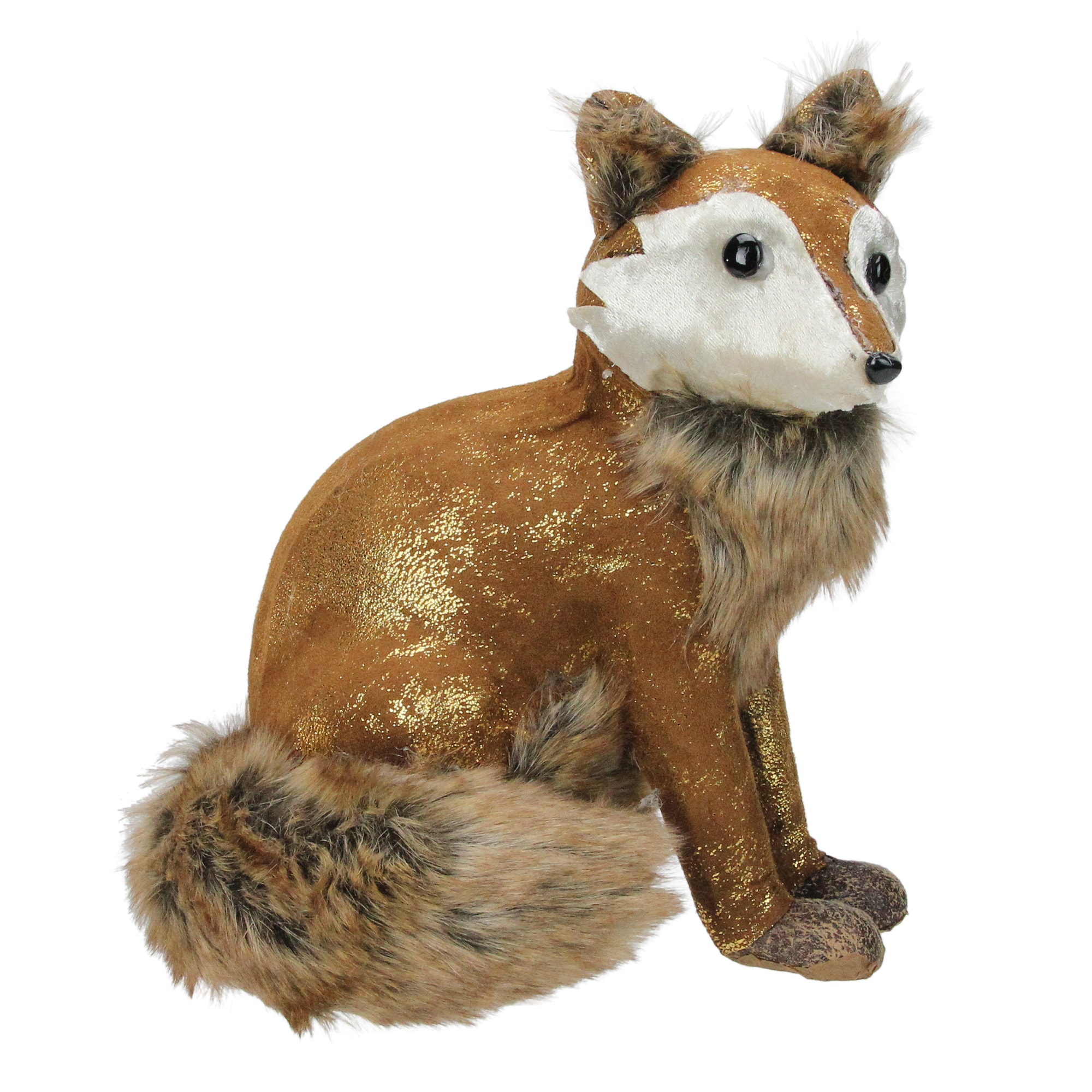Northlight 32913476 10.25-in Figurine Fox Christmas Decor