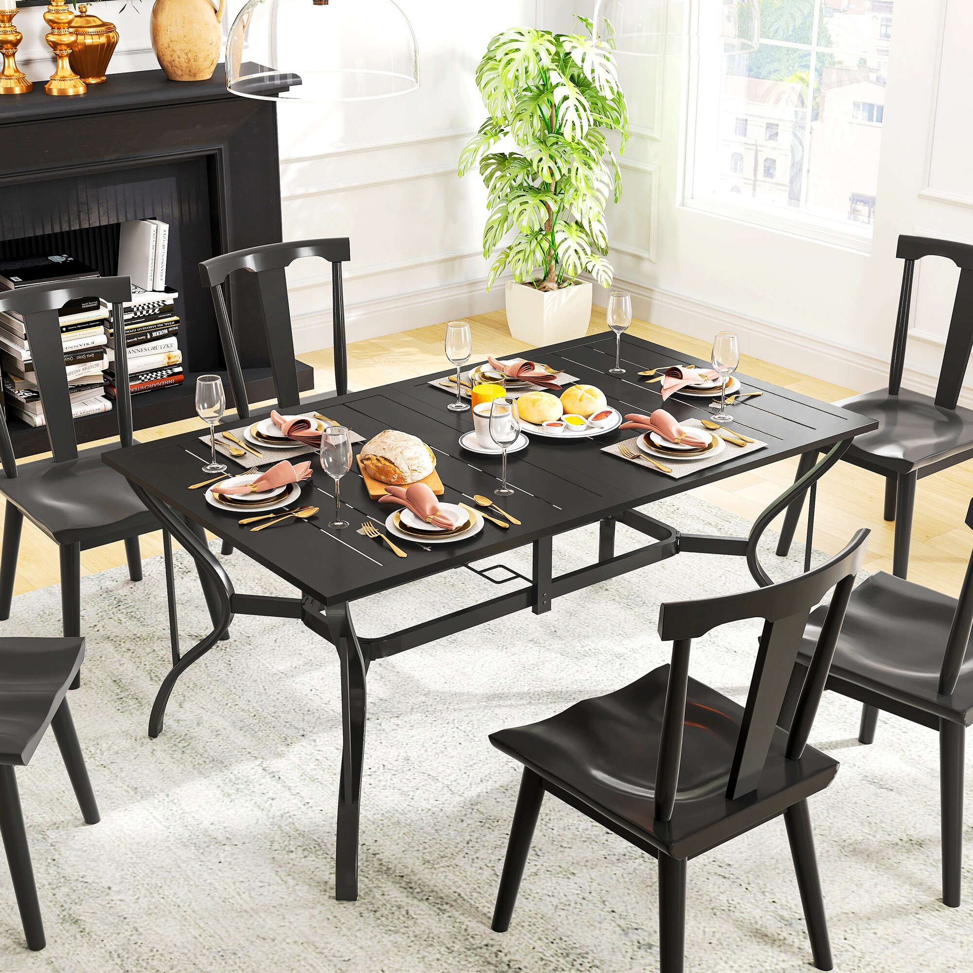 Outsunny 84G-294V00BK Patio-Tables - View #7