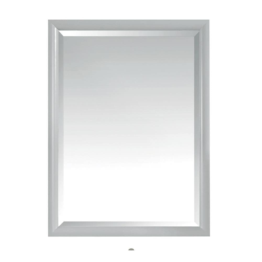Avanity EMMA-M24-DG Emma 24-in x 32-in Beveled Rectangle Bathroom Vanity Mirror ( Dove Gray )