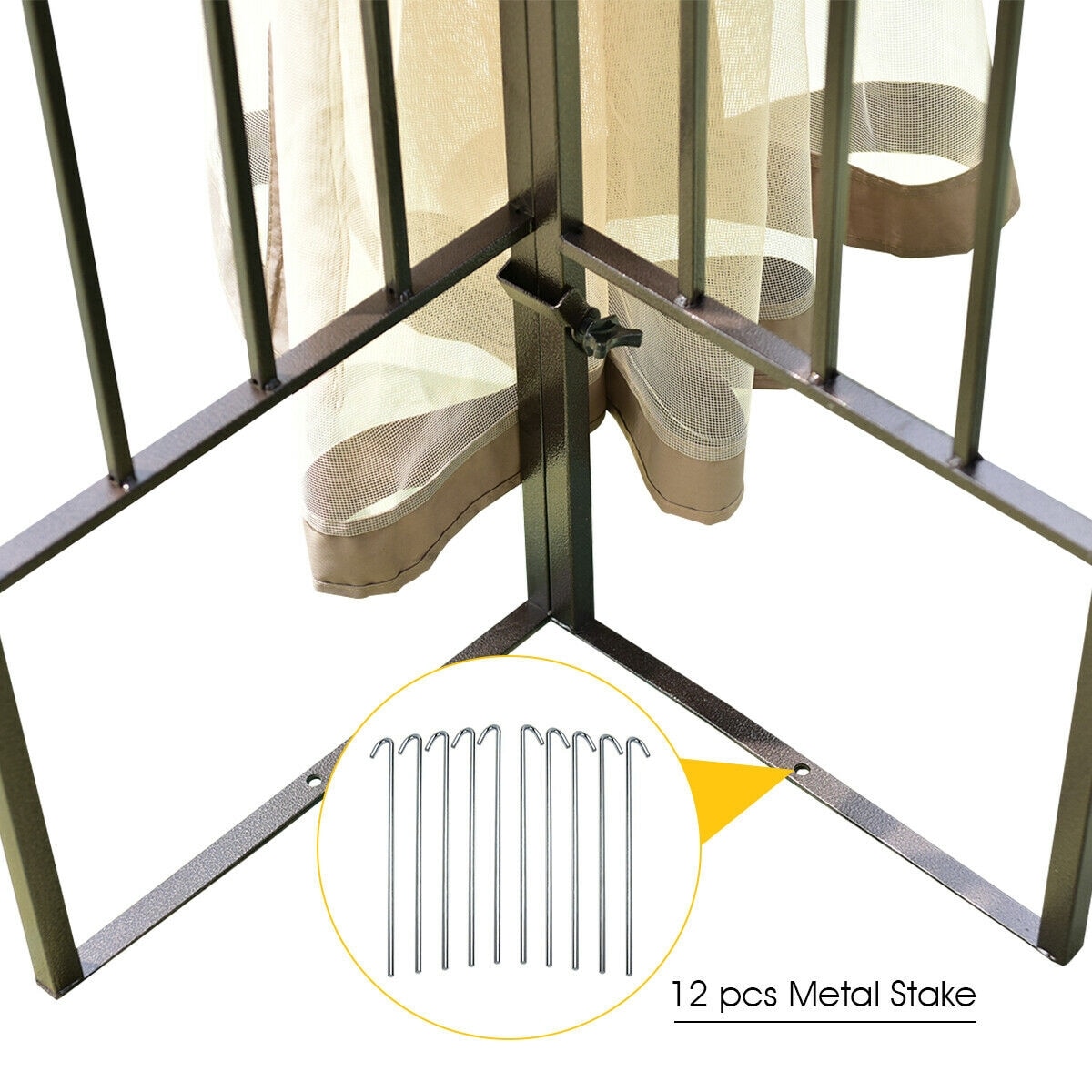 WELLFOR DOJ3278 Canopy-Storage - View #7