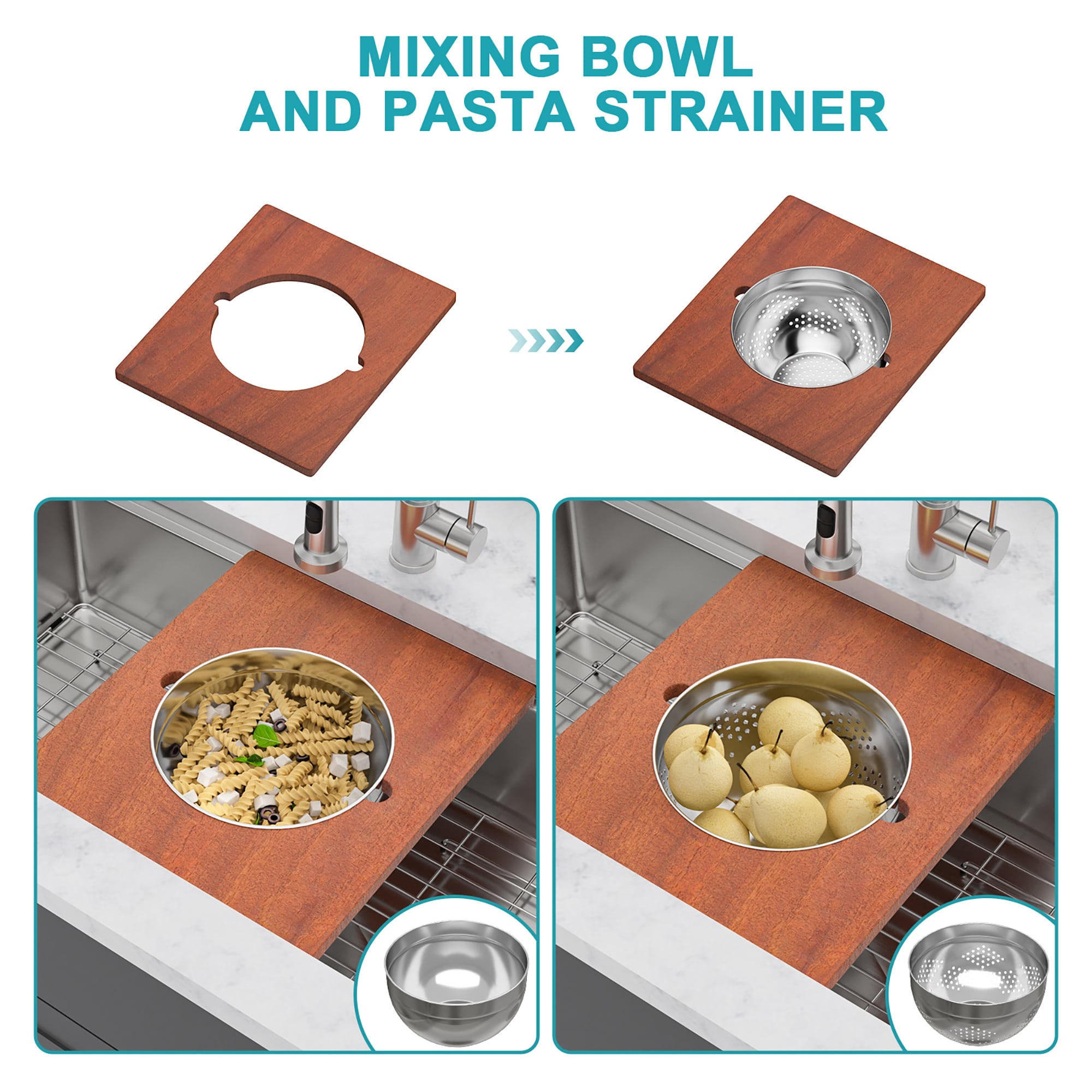 Fun Orange FUN26W5878-39 Kitchen-Sinks - View #6