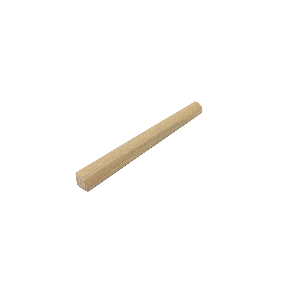 Oak Floor Moulding Cascade 0.75-in T x 0.75-in W x 78-in L Solid wood Quarter round in Brown | - allen + roth 25078