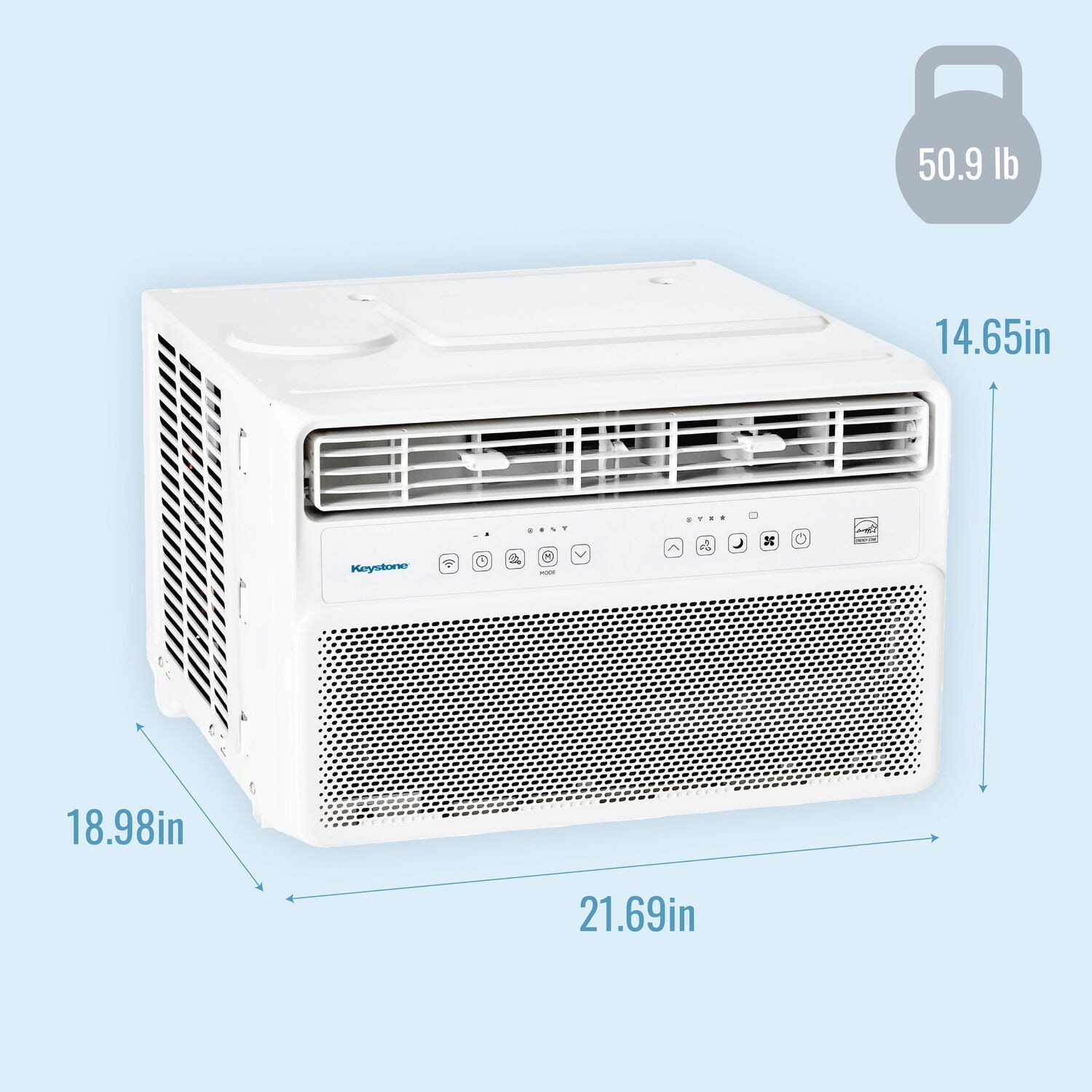 Keystone KSTAW121WA Window-Air-Conditioners - View #2