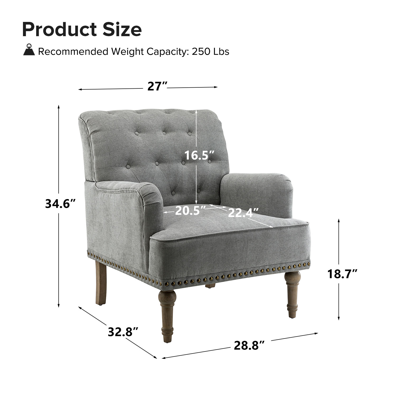 14 Karat Home CHM0384-PEWTER chairs - View #8