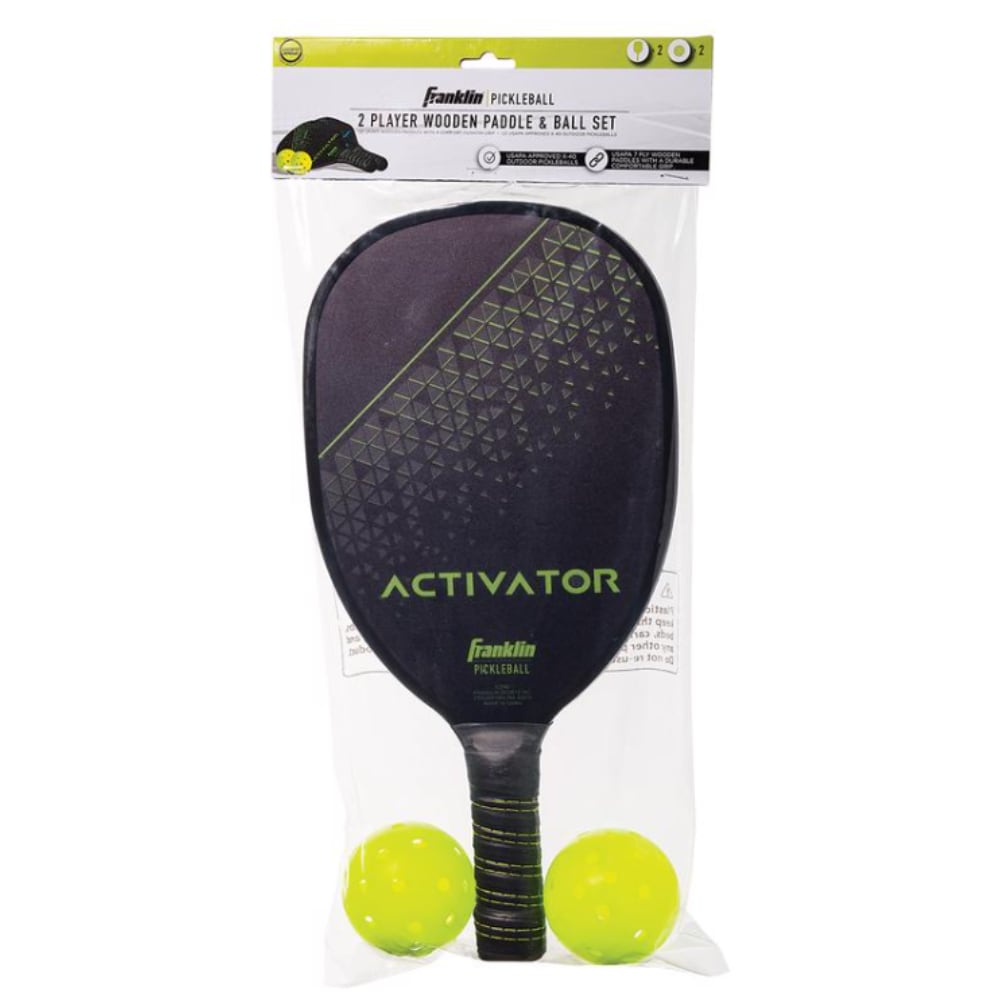 Franklin Sports Franklin Activator Pickleball Set  6 Piece Wood Set Bagged Outdoor
