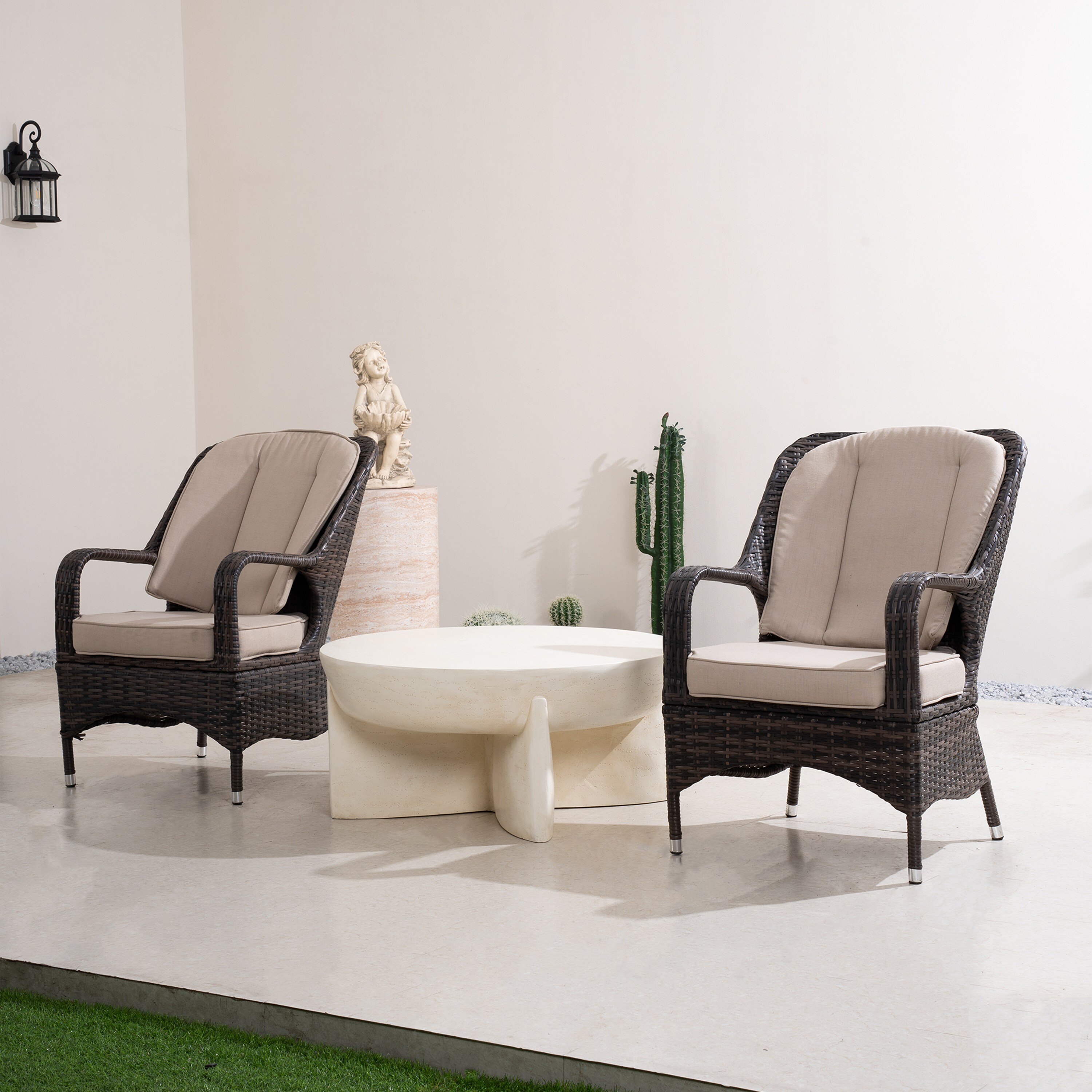 Direct Wicker DWT-152TABE&009BR Patio-Conversation-Sets - View #3