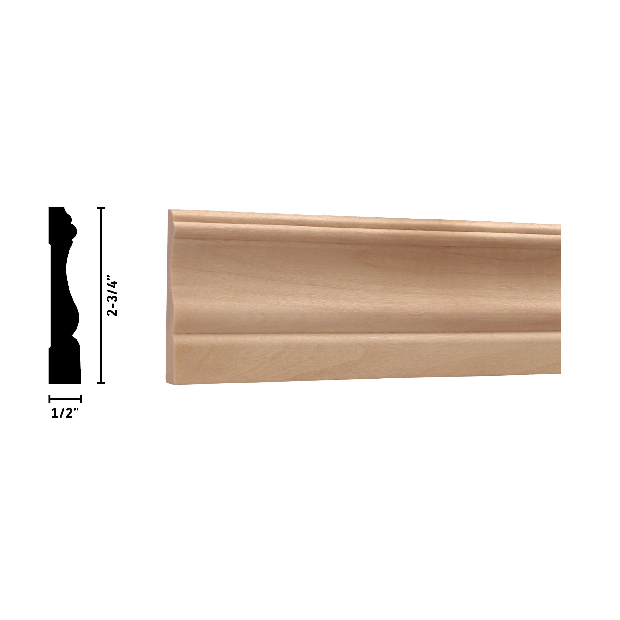 Ornamental Mouldings OML14BSET-M24WHW Door-Casing-Kits - View #3