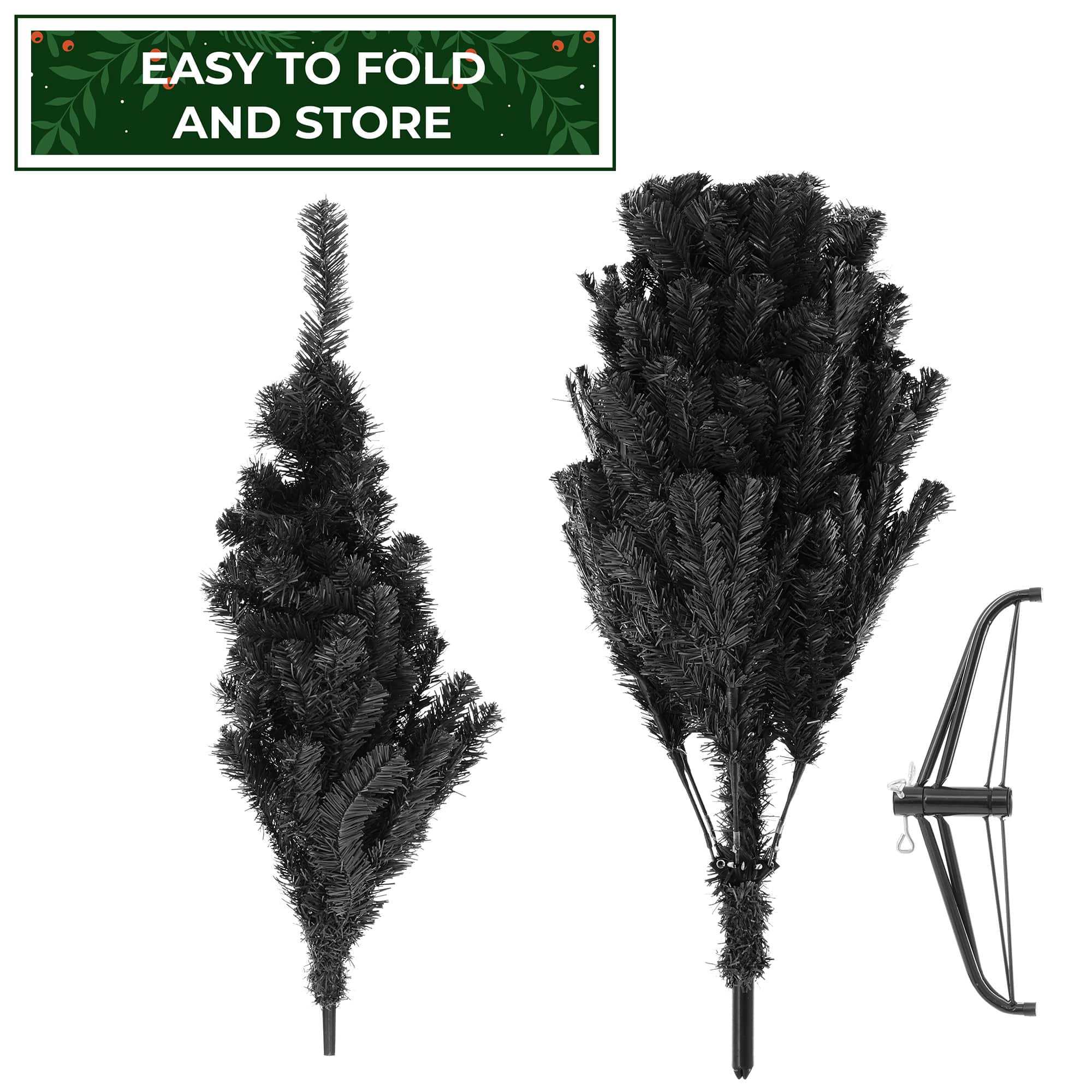 Casafield SZN-TR-414H-BLK Artificial-Christmas-Trees - View #6