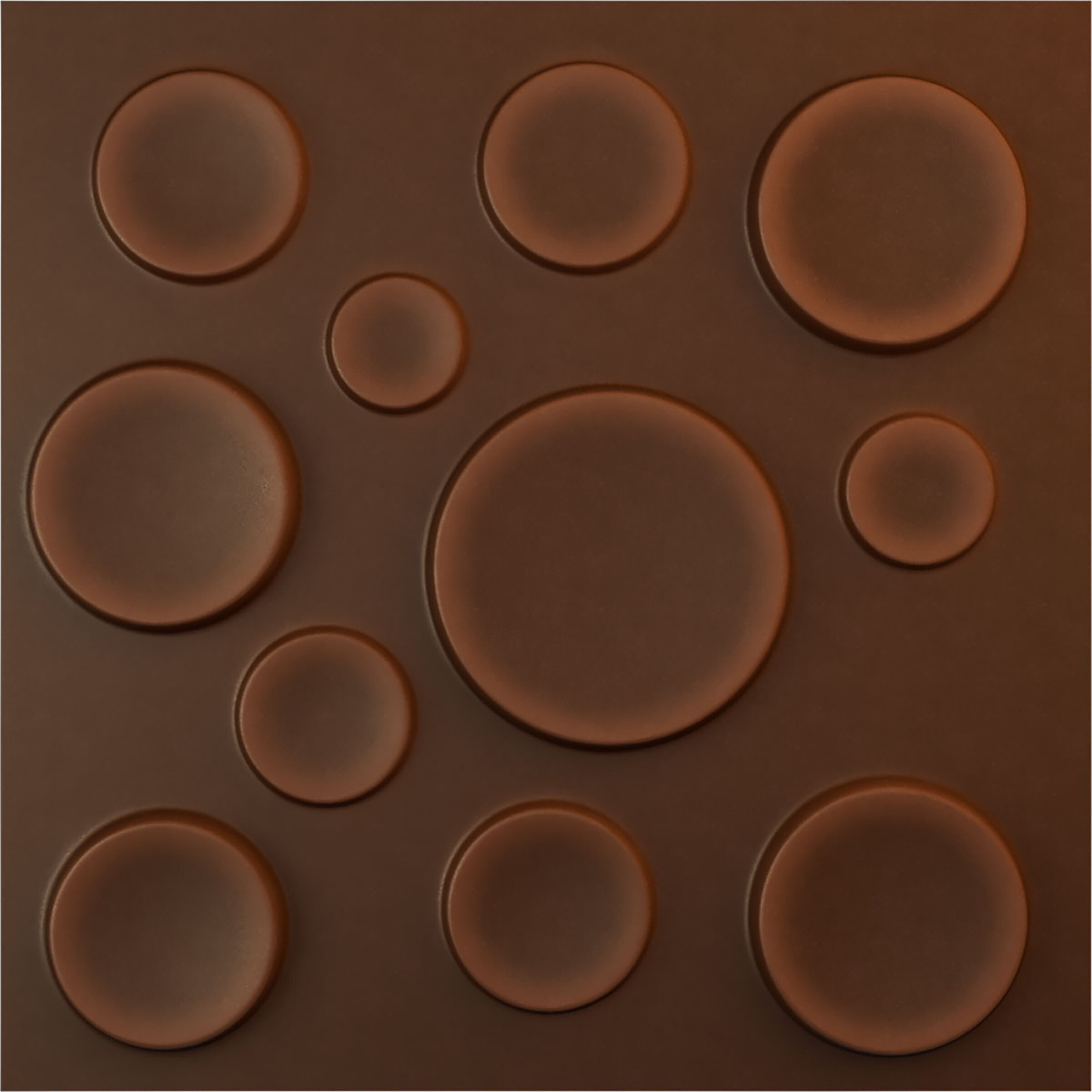Ekena Millwork WP20X20CSDRU 19-5/8-in x 19-5/8-in Embossed Paintable/Stainable Red PVC Abstract Wall Panel ( 2.67-sq ft )