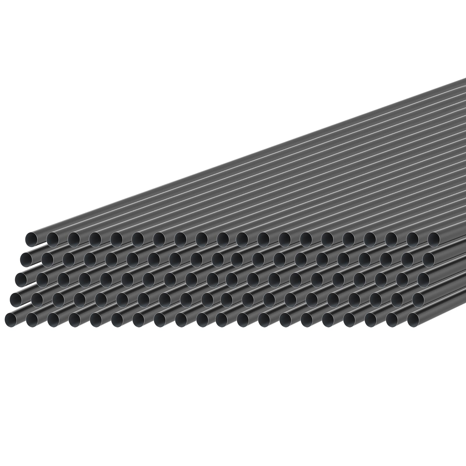 LOVMOR 32 in. x 3/4 in. Iron Deck Balusters Hollow Round Deck Railing Spindles (100-Pack) #SF-R-32-100DR