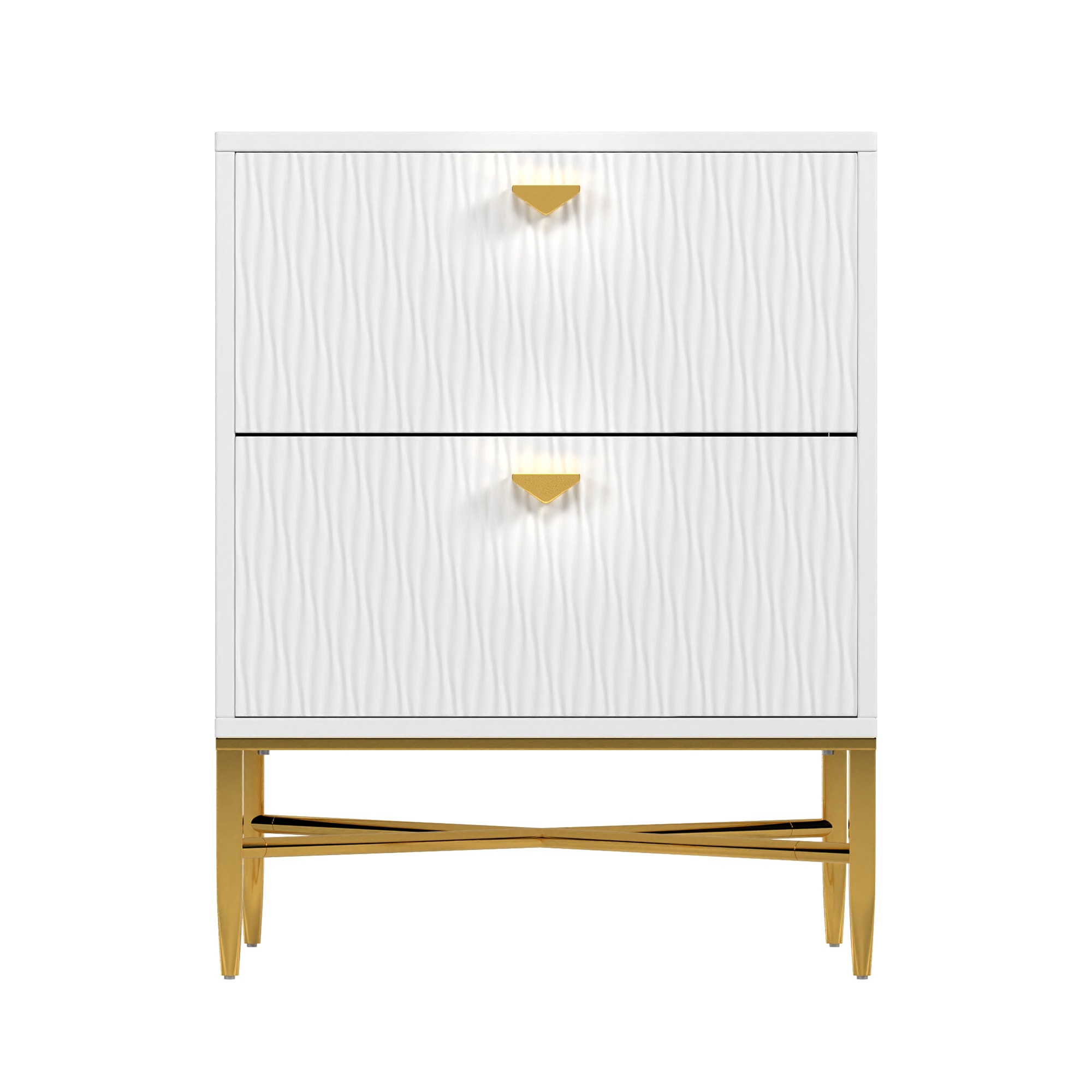 GZMR GZJH032-013WH 19.6-in W White Accent Cabinet