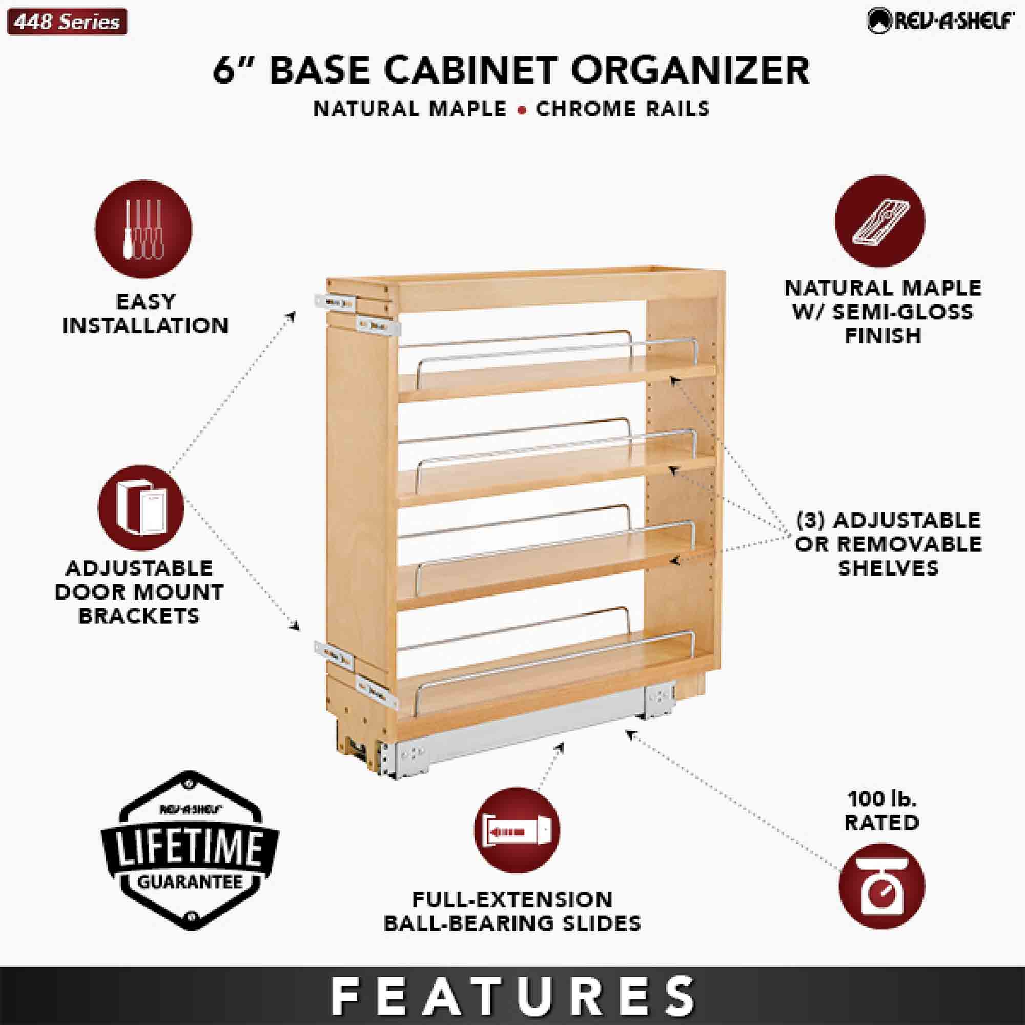 Rev-A-Shelf 152842 Pull-Out-Cabinet-Baskets - View #4