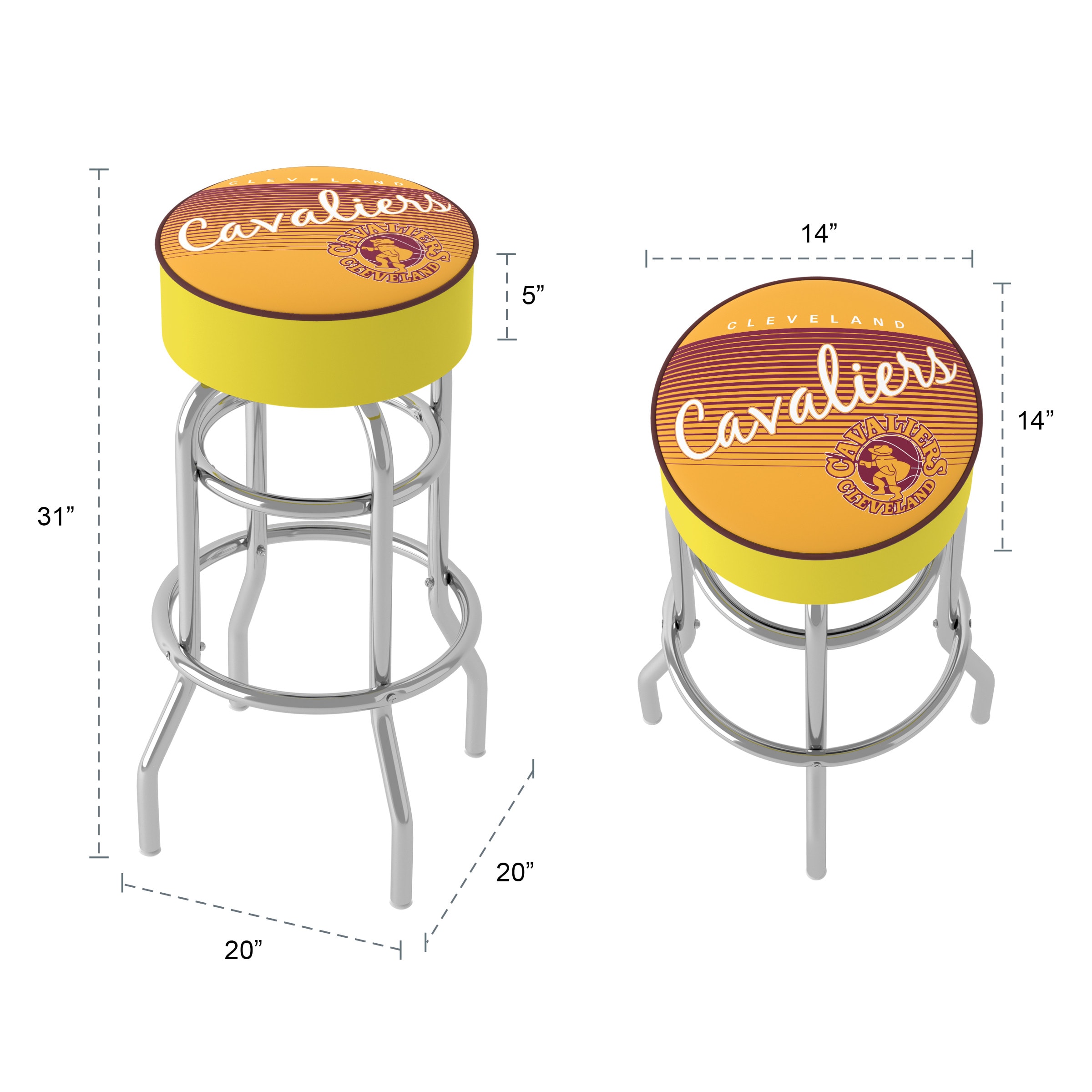 Trademark Gameroom NBA1000HC-CC-TWN stools - View #5