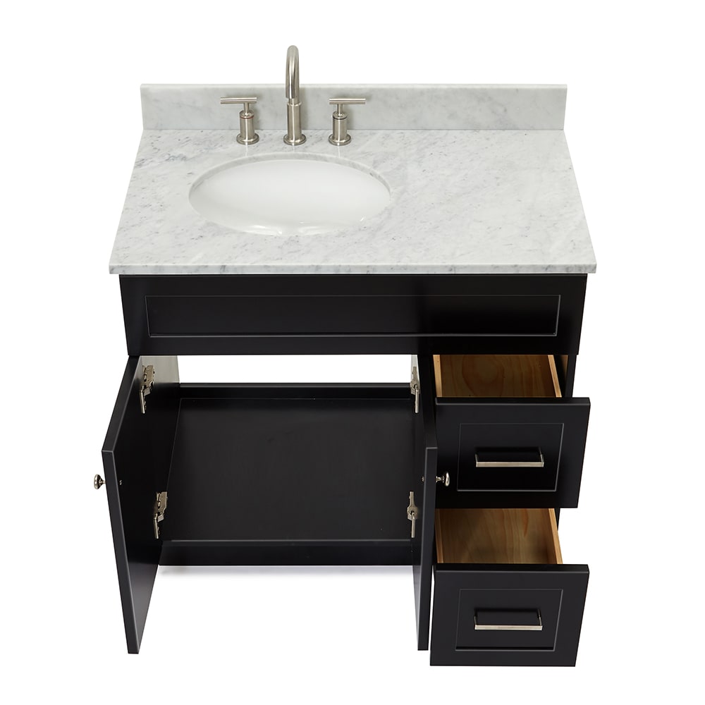 ARIEL F037SLCW2OVOBLK Bath-Vanity-Combo - View #6
