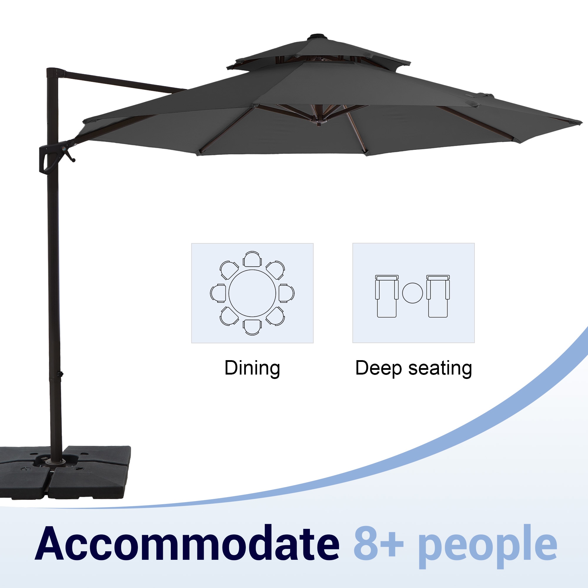 Serwall SR-11FTXLM-GR Umbrellas-2 - View #7