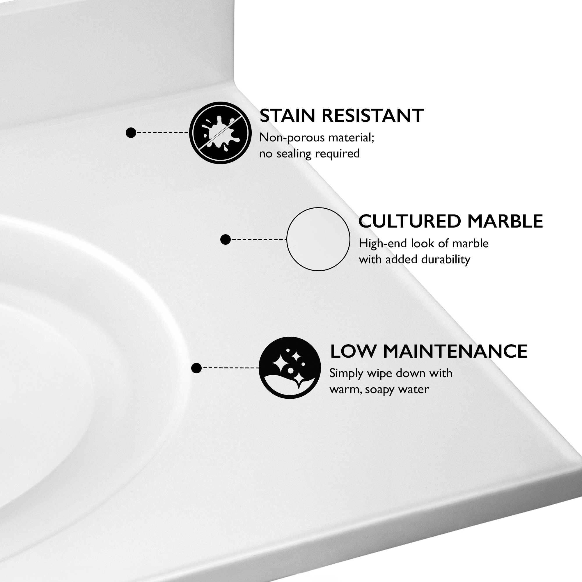 Design House 586248 Vanity-Tops - View #3