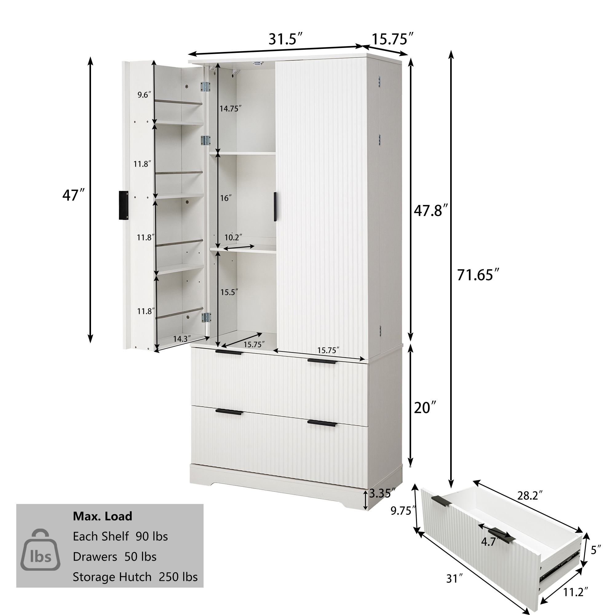 Tinyhomie LW-WEM-4094 Dining-Kitchen-Storarge - View #5