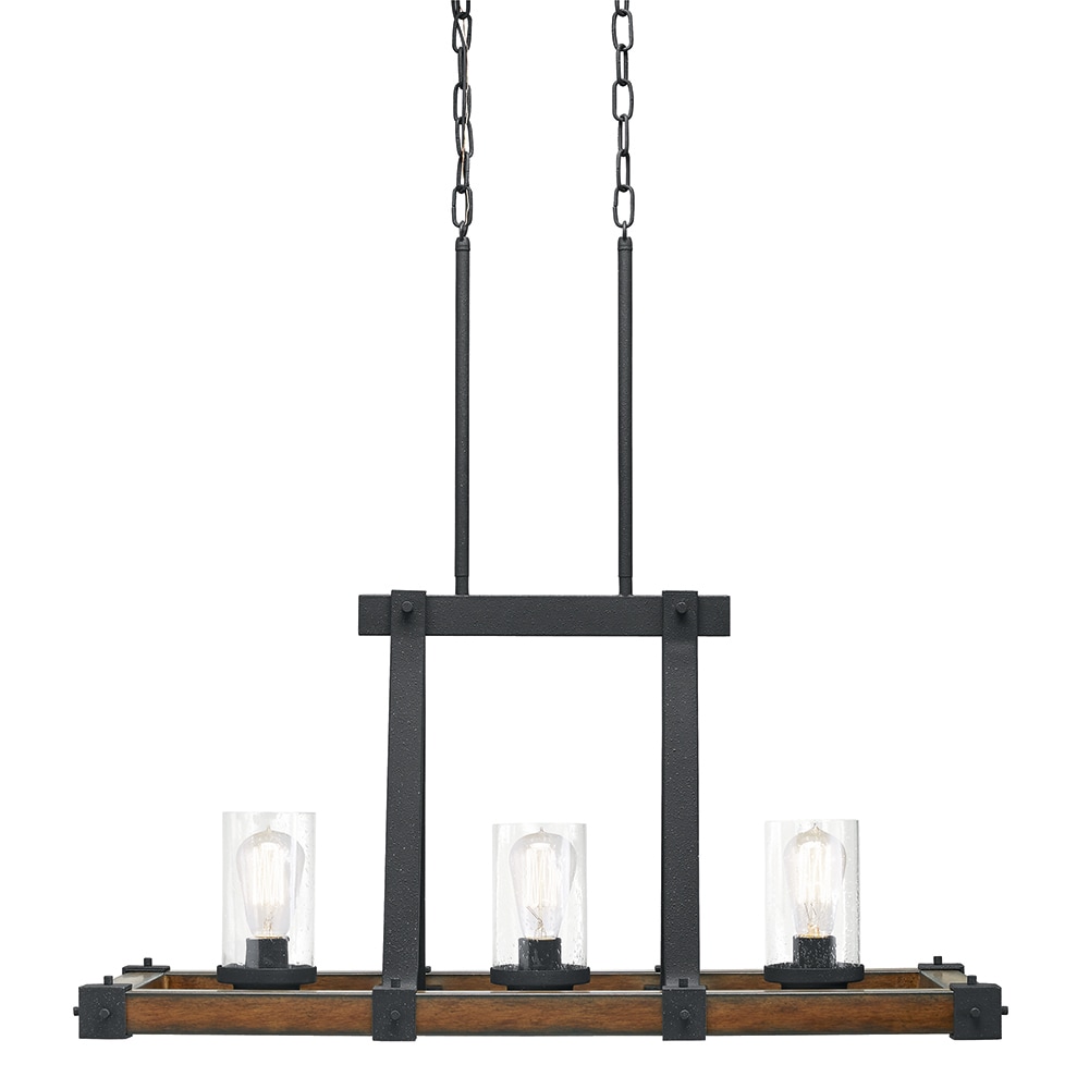 Kichler barrington distressed black deals and wood