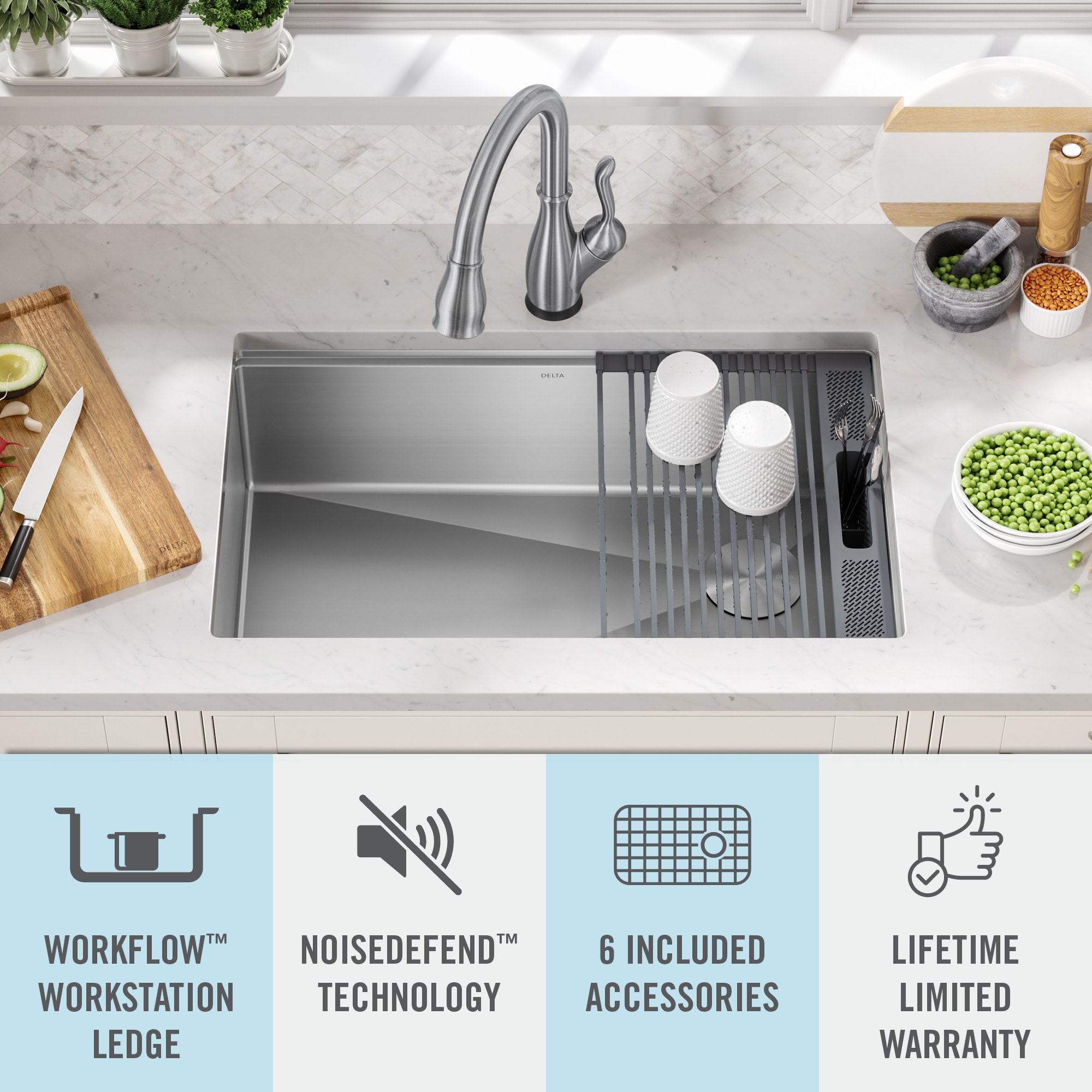 Delta 95B932-30S-SS Kitchen-Sinks - View #3