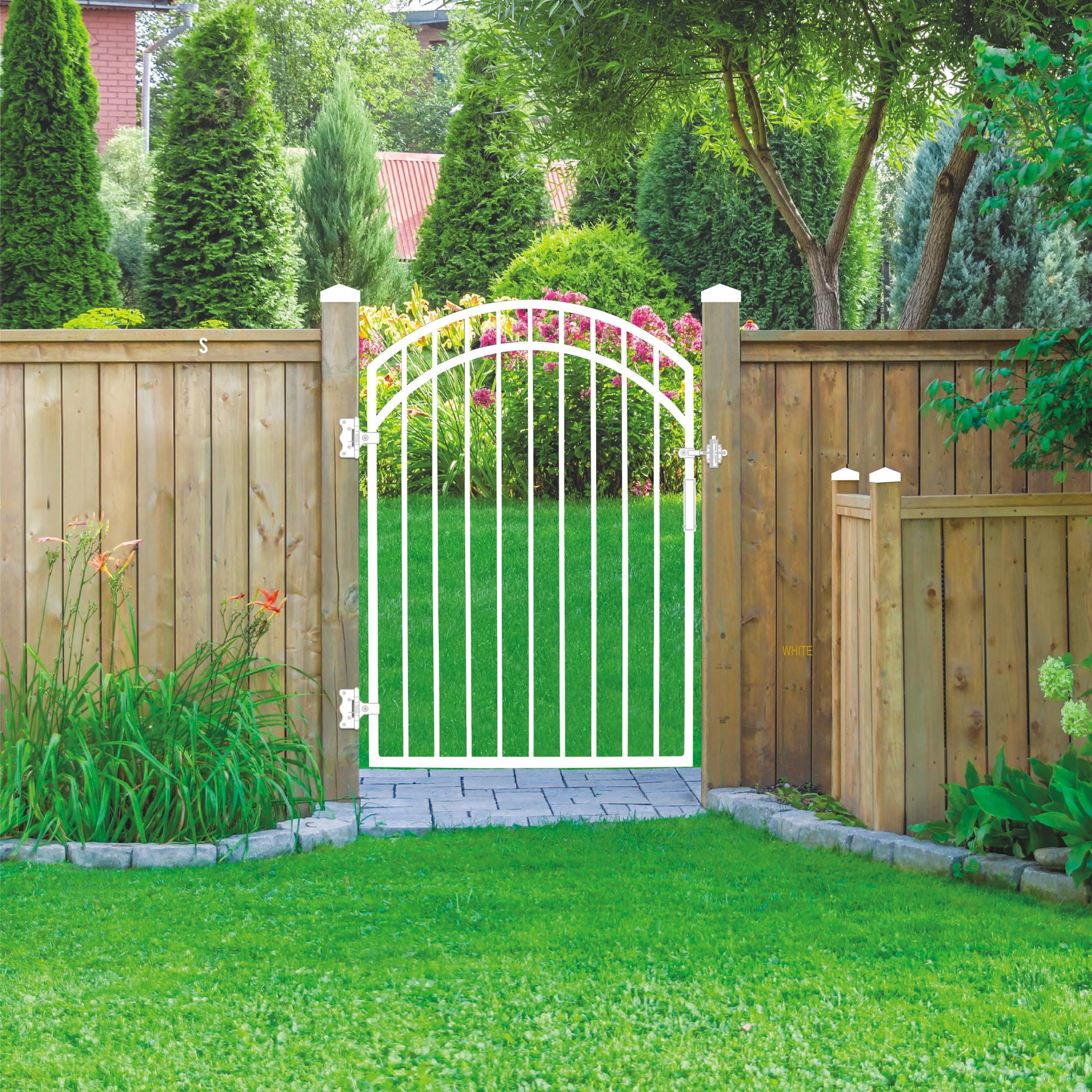 Nuvo Iron ICGA4556GW Fence-Gates - View #3