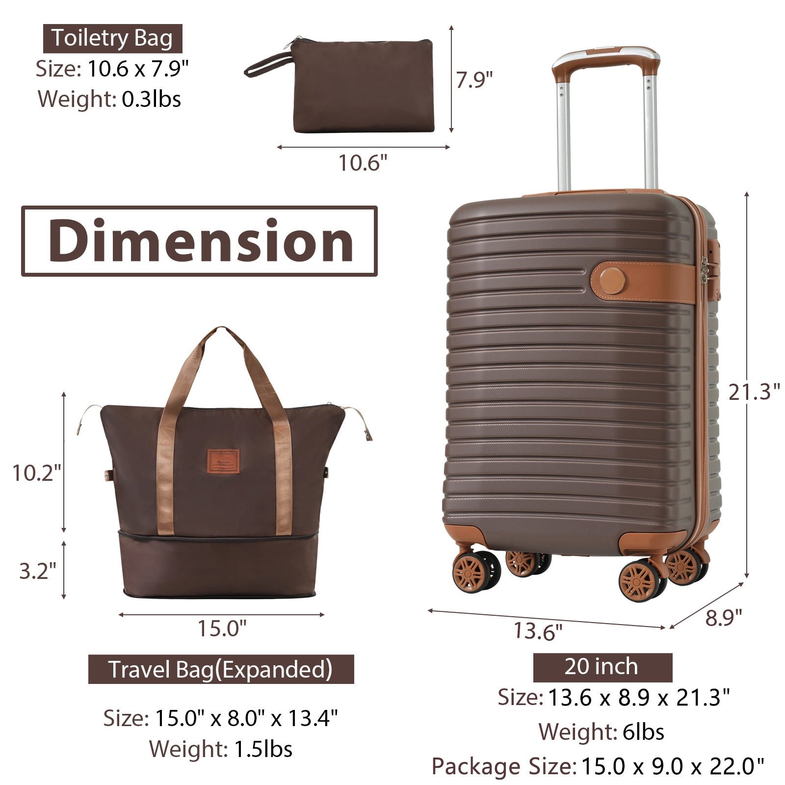 LOVMOR SF-H-PP532403AAD Luggage-And-Luggage-Sets - View #5