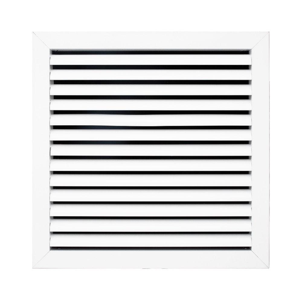 ACLaminaire L-RA 12X12 12-in x 12-in Aluminum White Sidewall/Ceiling Grille