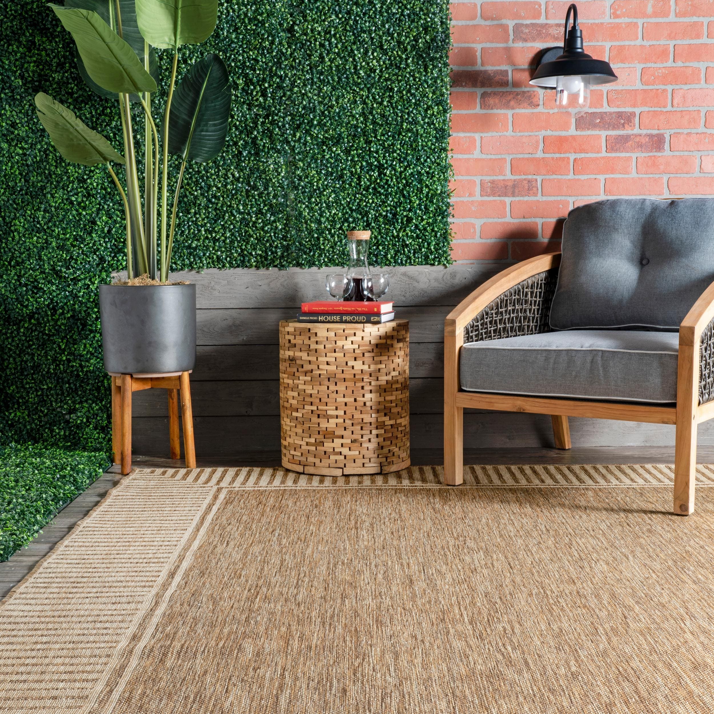 This Stylish Indoor Outdoor Rug Will Soak Up Dirt