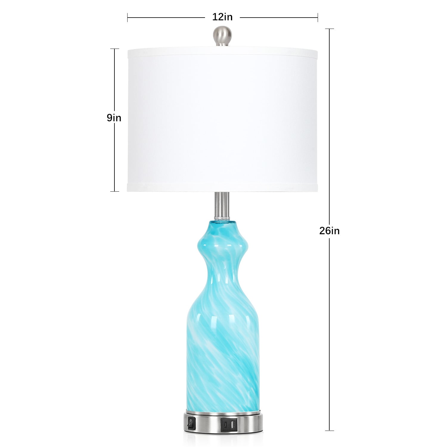 UrFurnishings TD-389 Table-Lamps - View #8