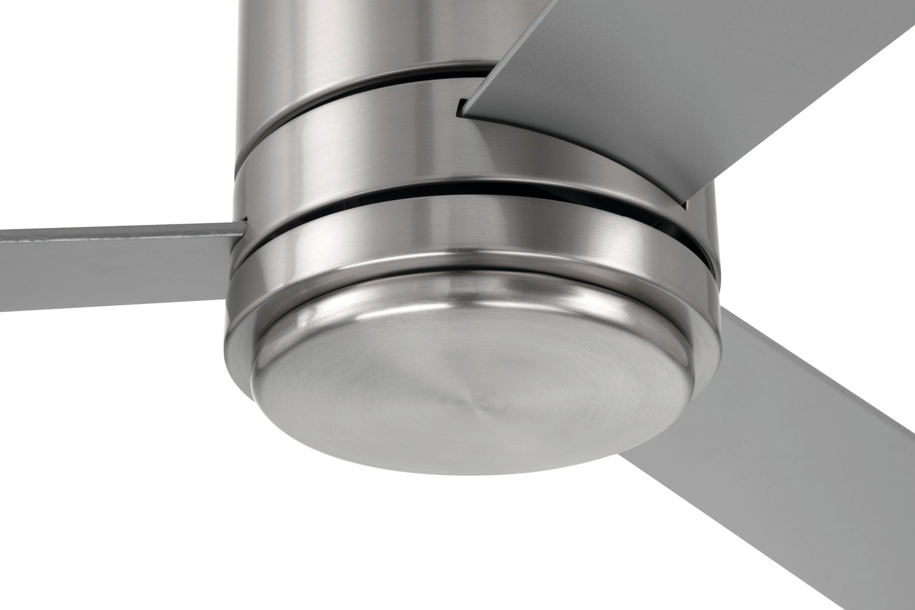52" Brushed Nickel Ceiling Fan with LED Light and 3 Blades