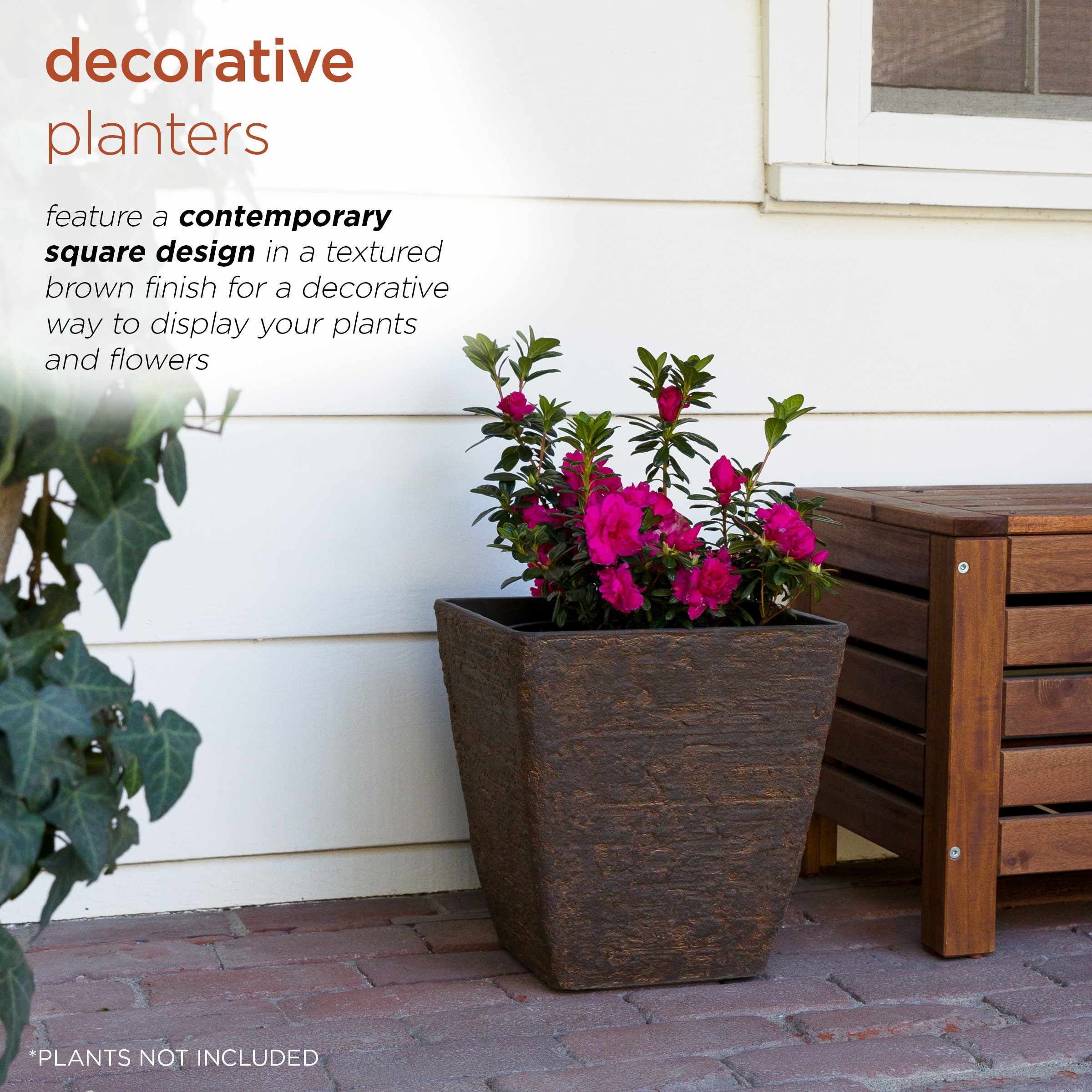 Alpine Corporation CLL386M-SWD-2 Planter-Window-Box - View #4
