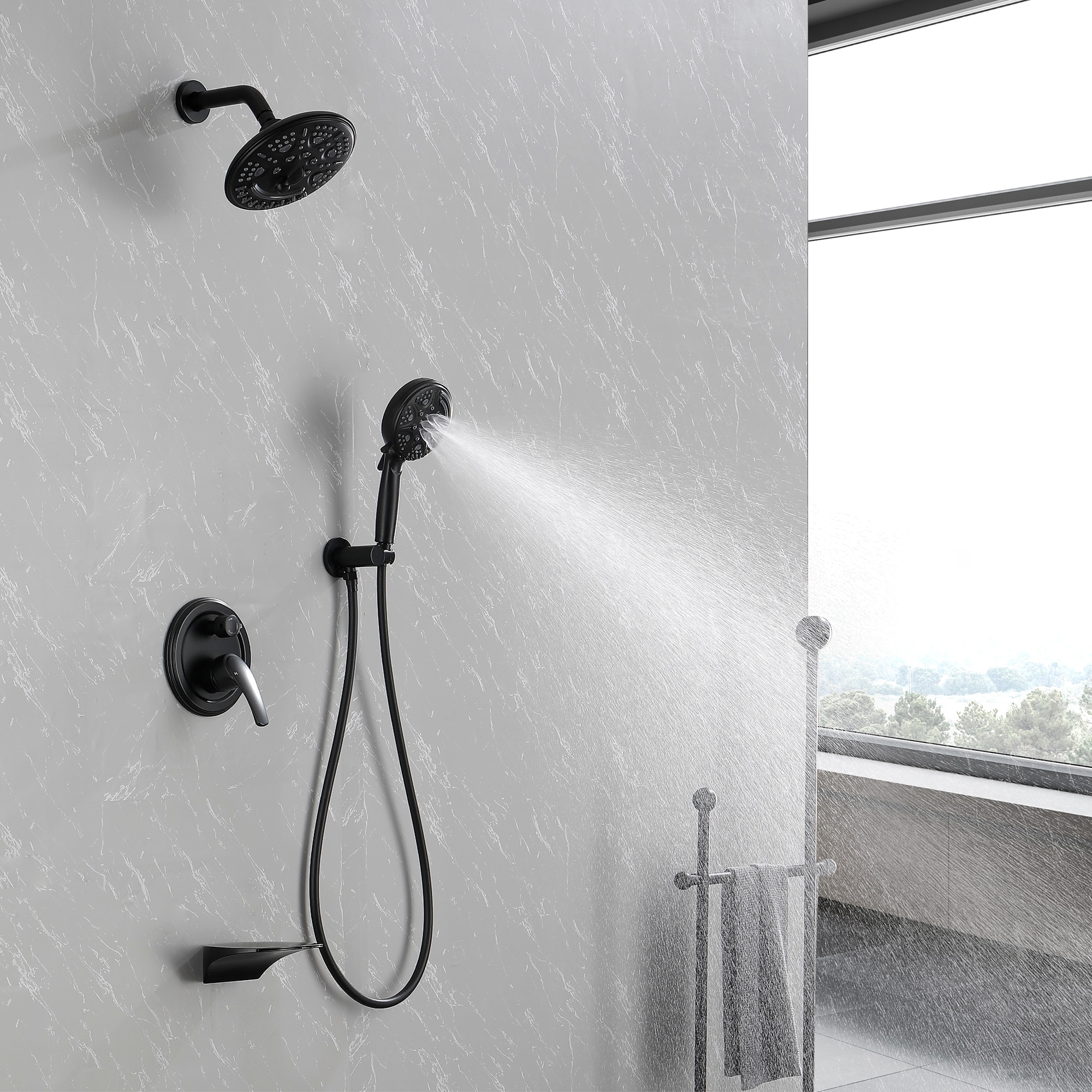 Poinic CFA-MB-88045 Showerhead-Bar-Panels - View #4