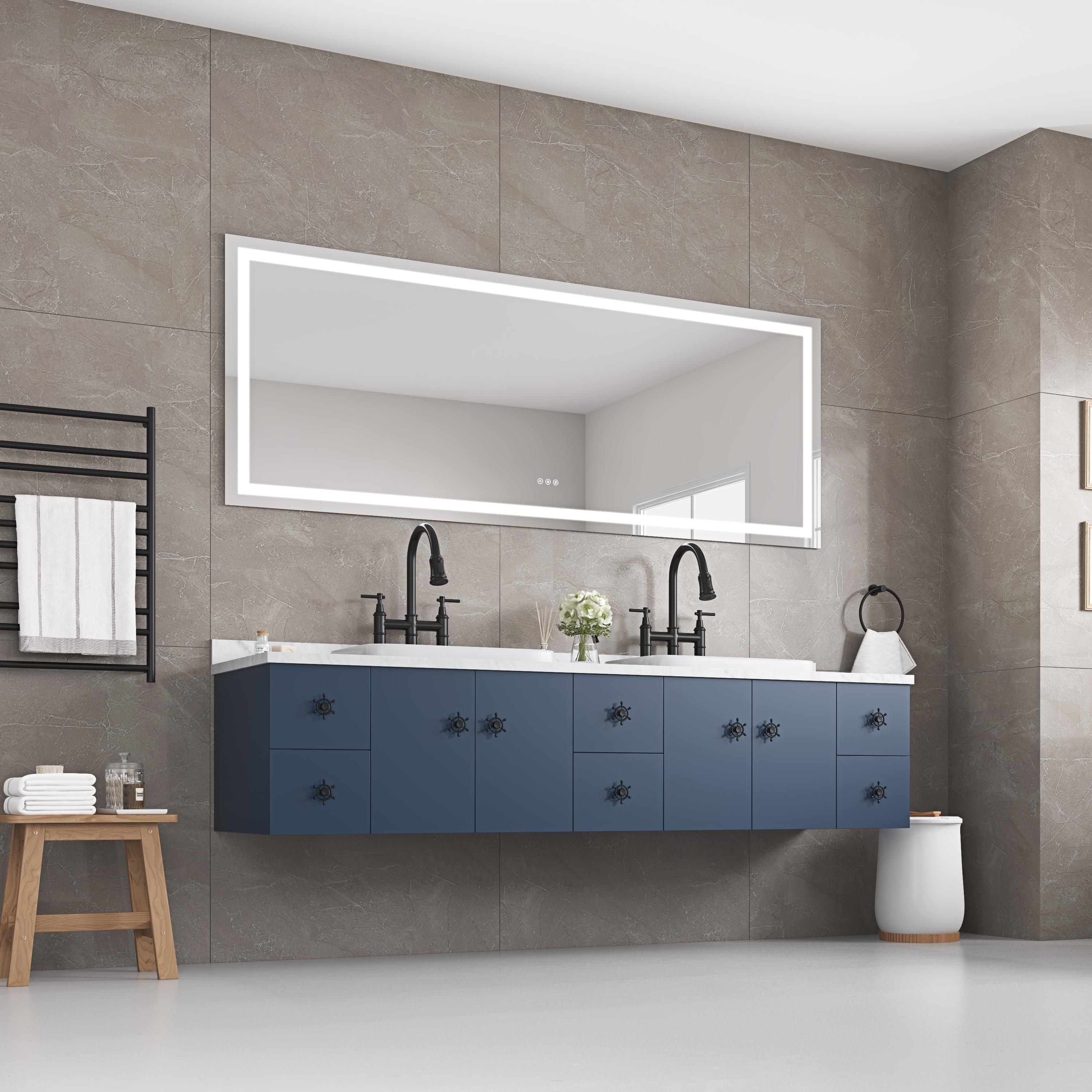 WELLFOR WA-7232-DH Framed-Bath-Mirrors - View #4