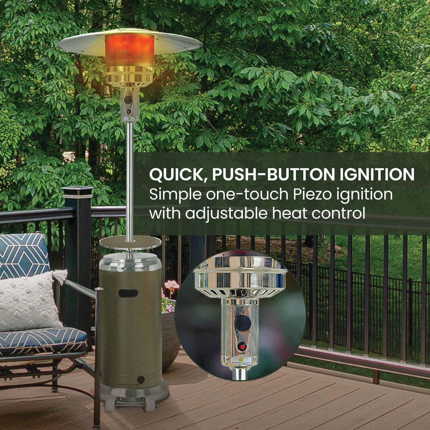 Hanover HAN002BRSS Outdoor-Gas-Patio-Heaters - View #6