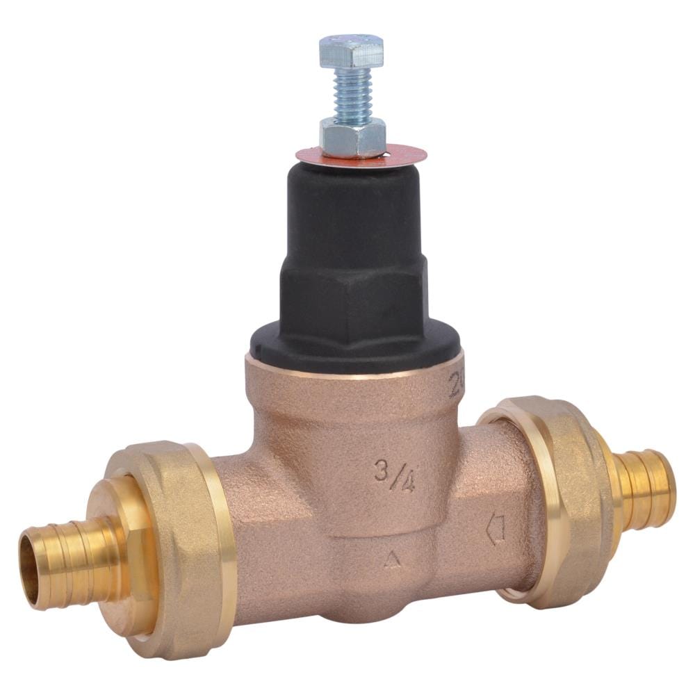 Cash Acme 3/4-in PEX Barb Brass Pressure Regulator Valve in the ...