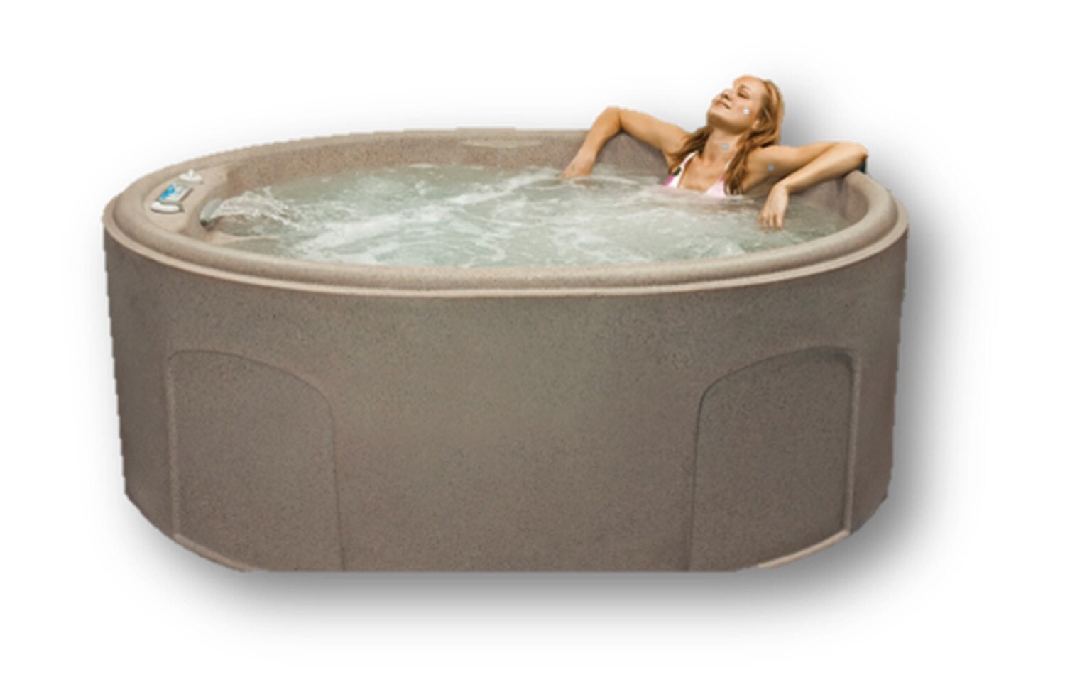 Lifesmart 4-Person 12-Jet Oval Hot Tub in the Hot Tubs & Spas ...