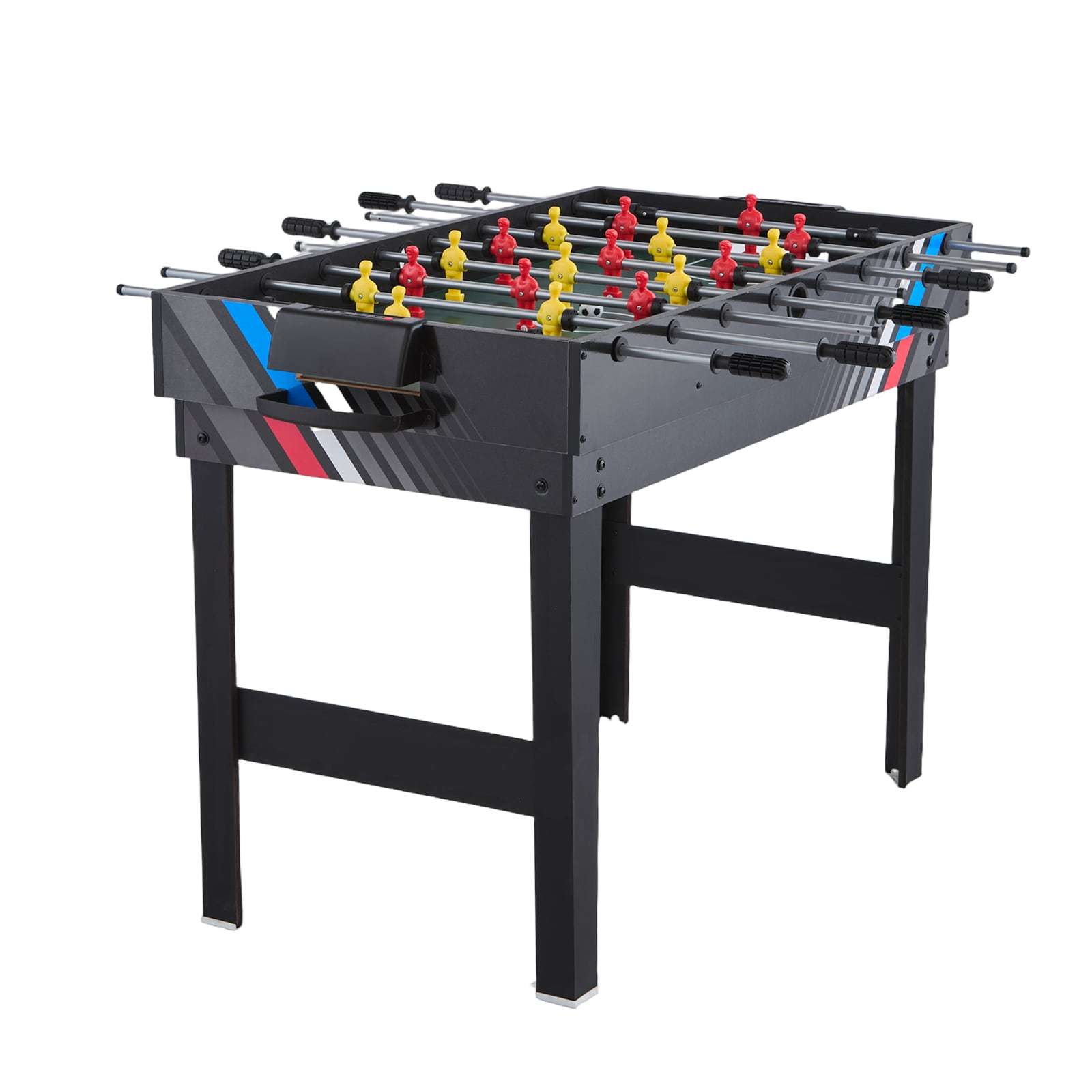VEVOR 4-in-1 Combo Game Table Set 48in Air Hockey Table Multi Combination Table with Air Hockey Pool Billiard Foosball Ping Pong Pushers and Pucks Sports Arcade Table for Family Game Room Office