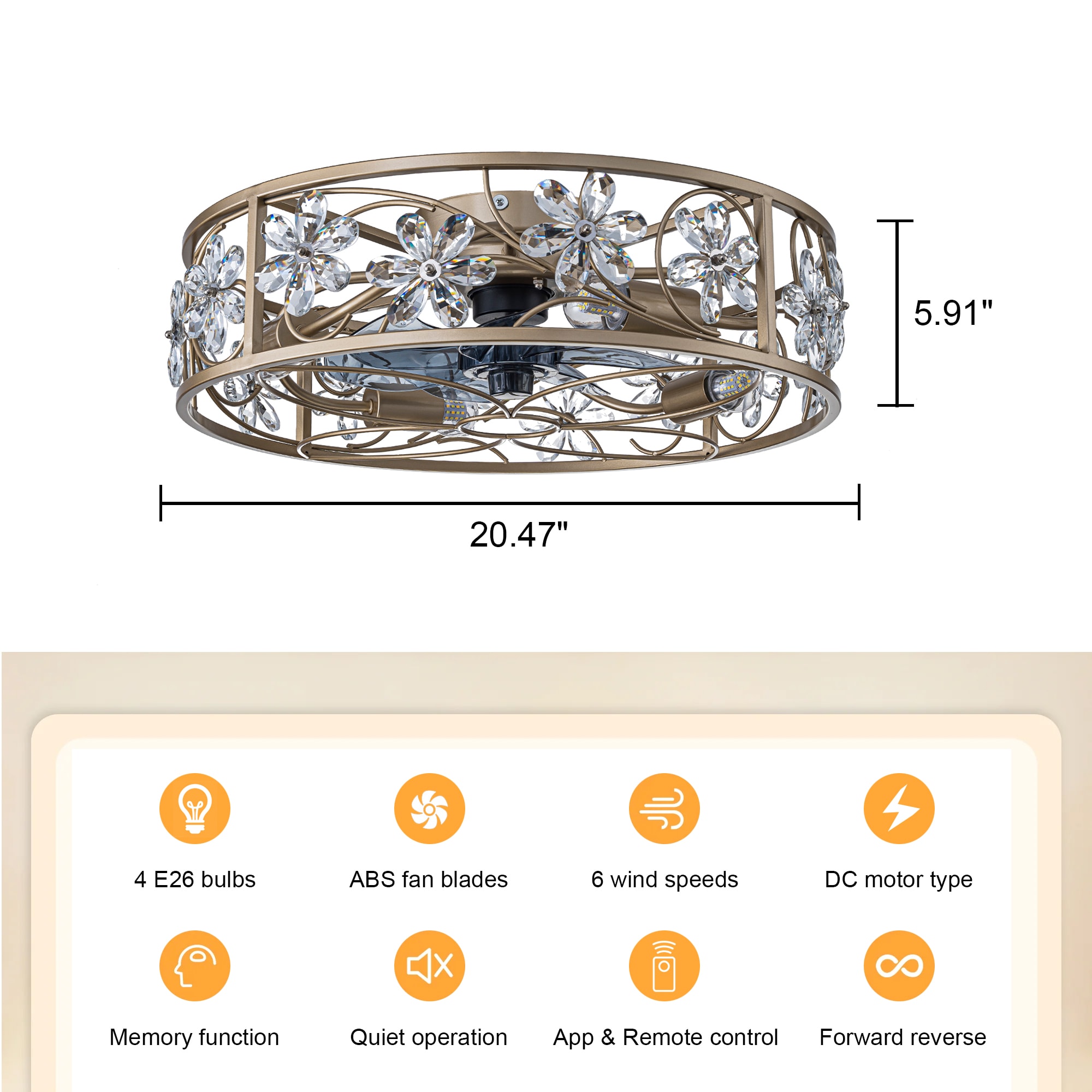 EDISLIVE YL81090778 Ceiling-Fans - View #7
