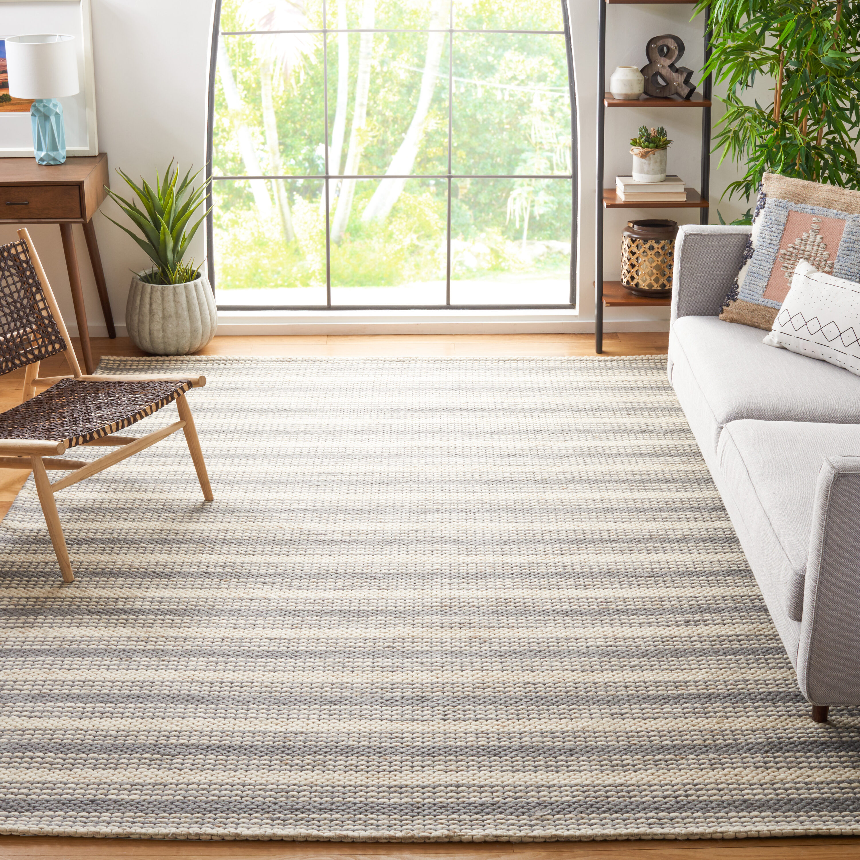  Marbella 522 Gray/Taupe Solid / Tonal 8ft x 10ft Large Rectangle Rug