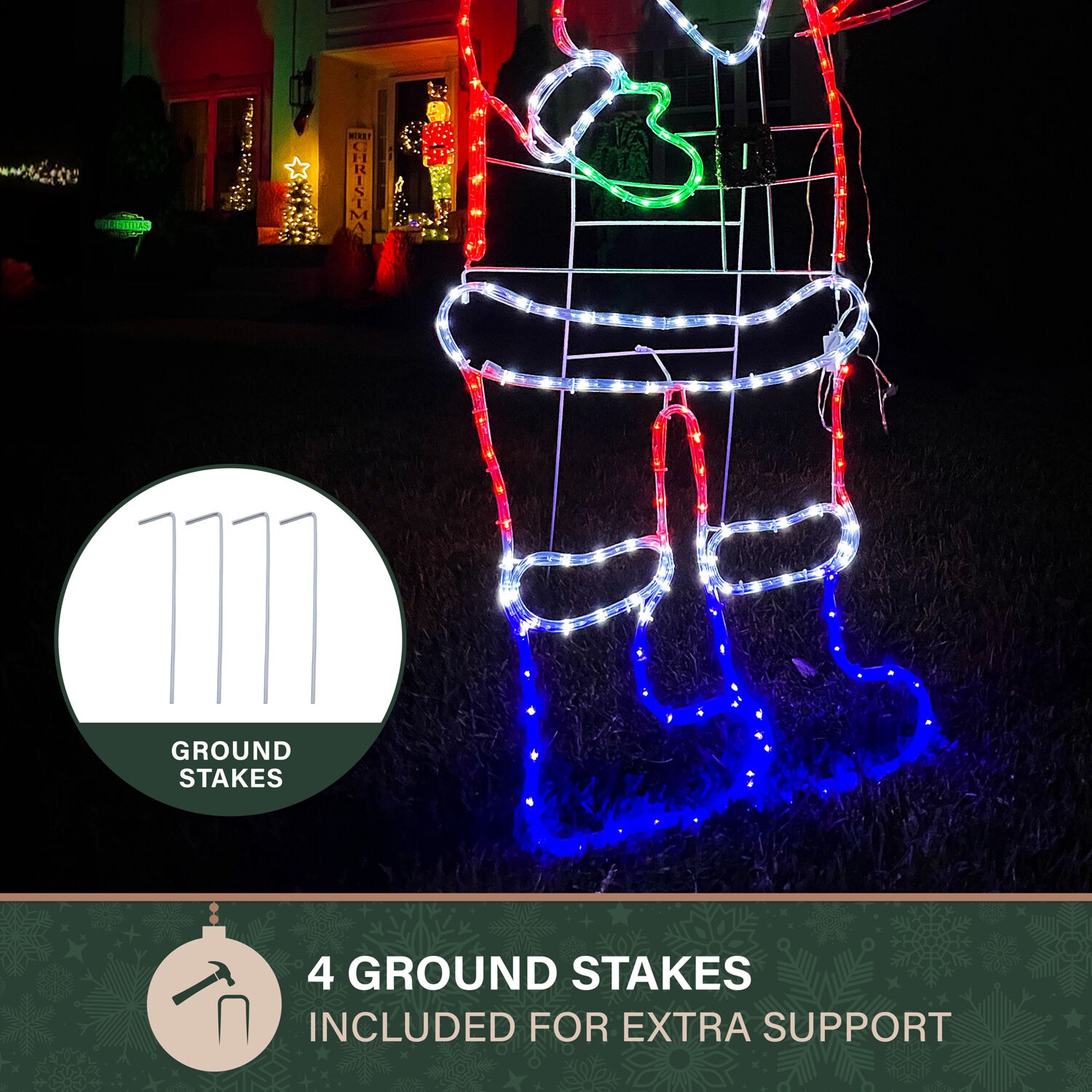Fraser Hill Farm FFCHLED060-SC2-MLT Outdoor-Christmas-Decor - View #5