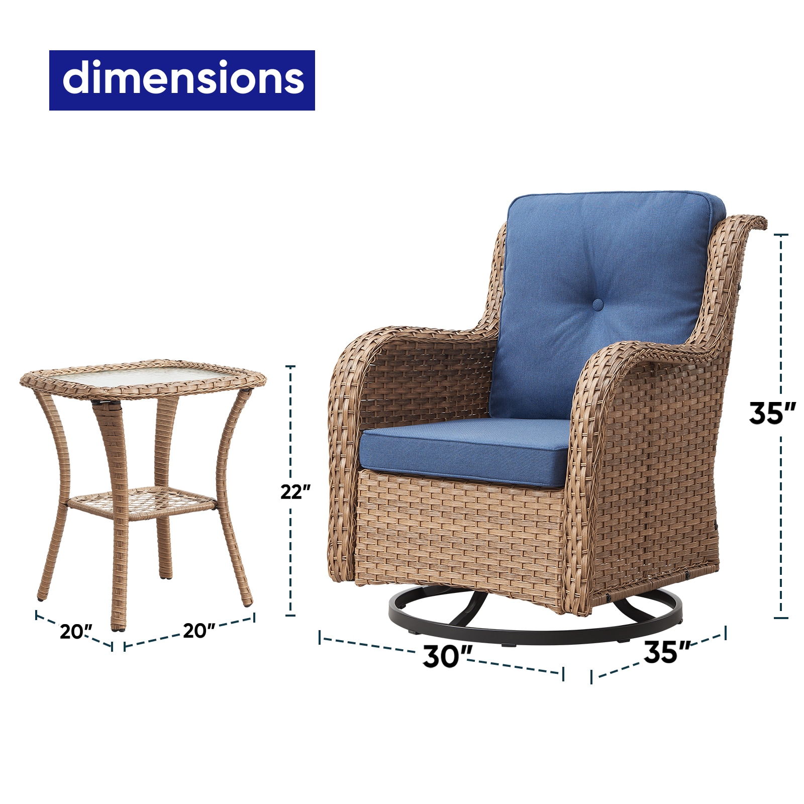 Rilyson FS117-1 Patio-Chairs - View #4